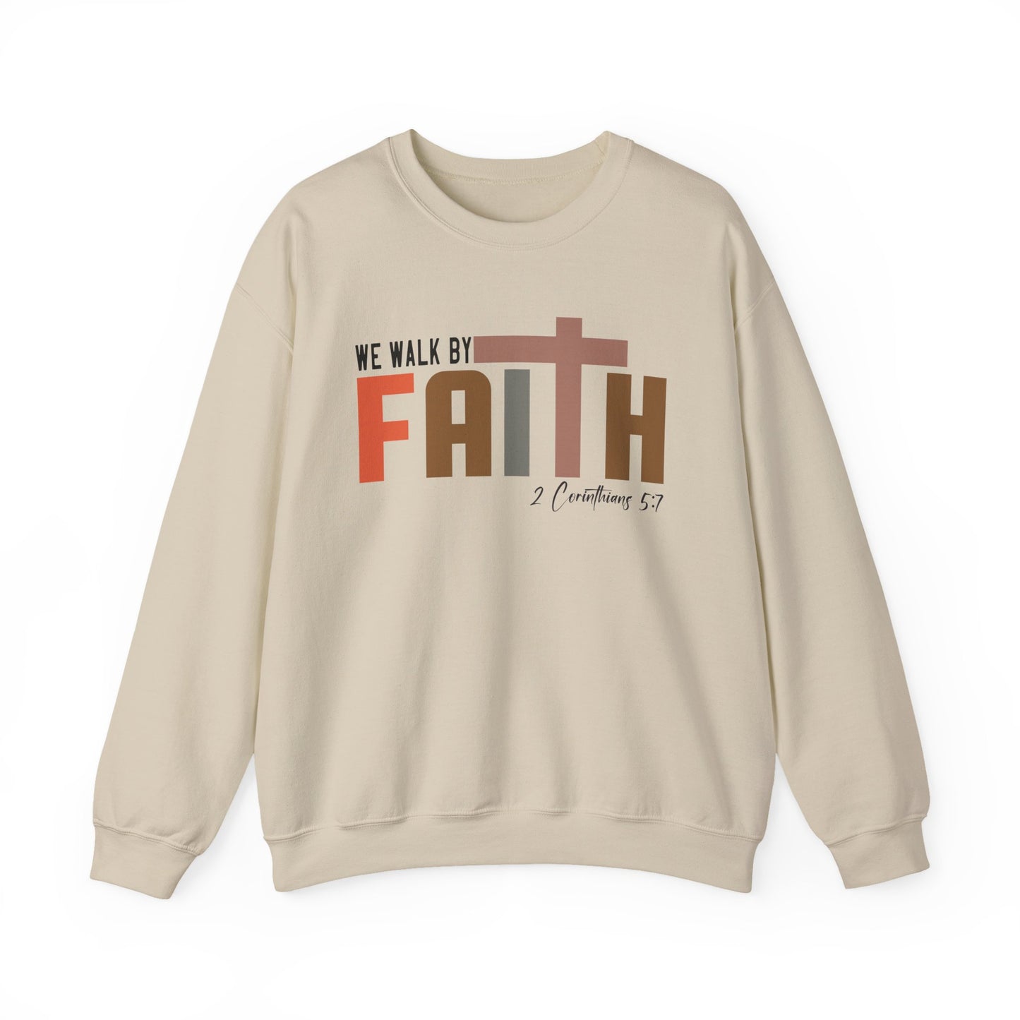 Walk by Faith Unisex Crewneck Sweatshirt