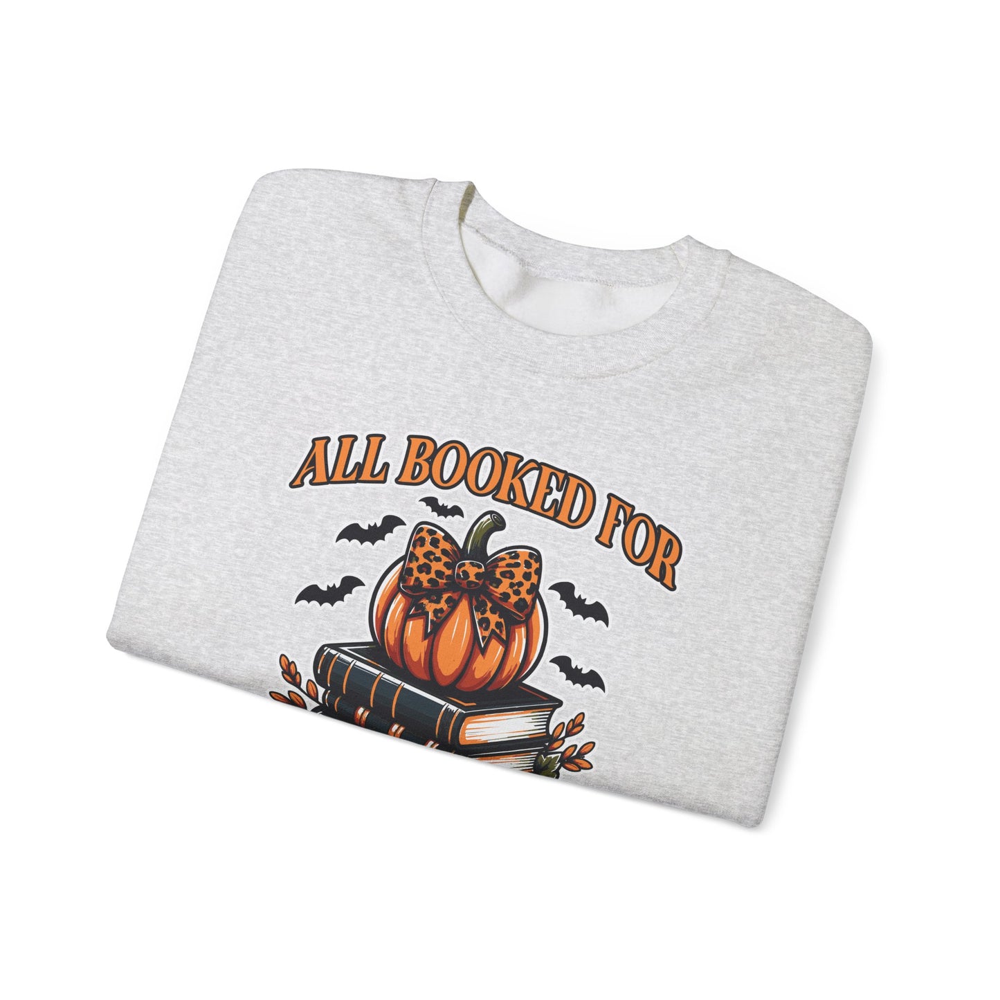 All Booked For Halloween Crewneck Sweatshirt
