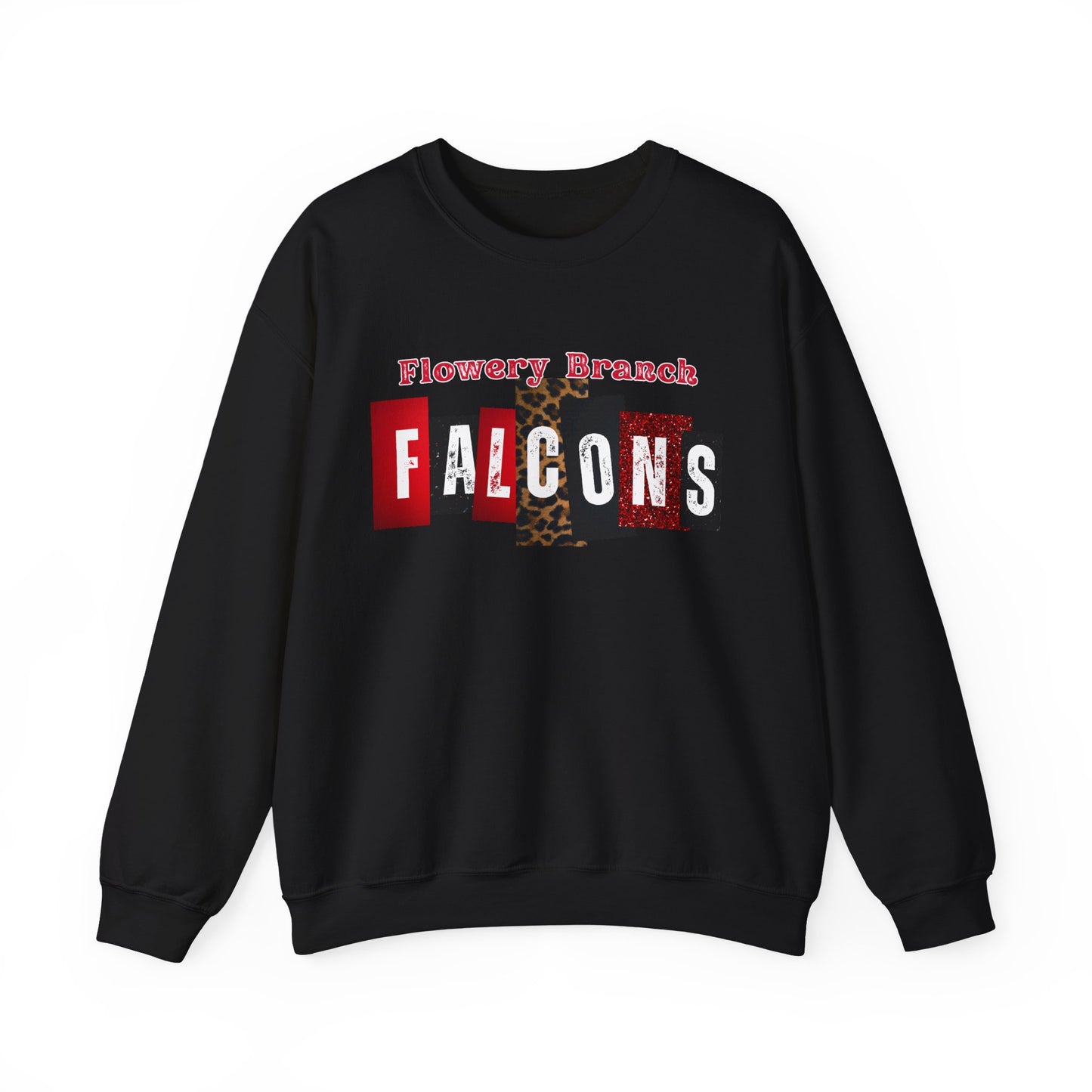 FB Falcons Block Letters Crewneck Sweatshirt