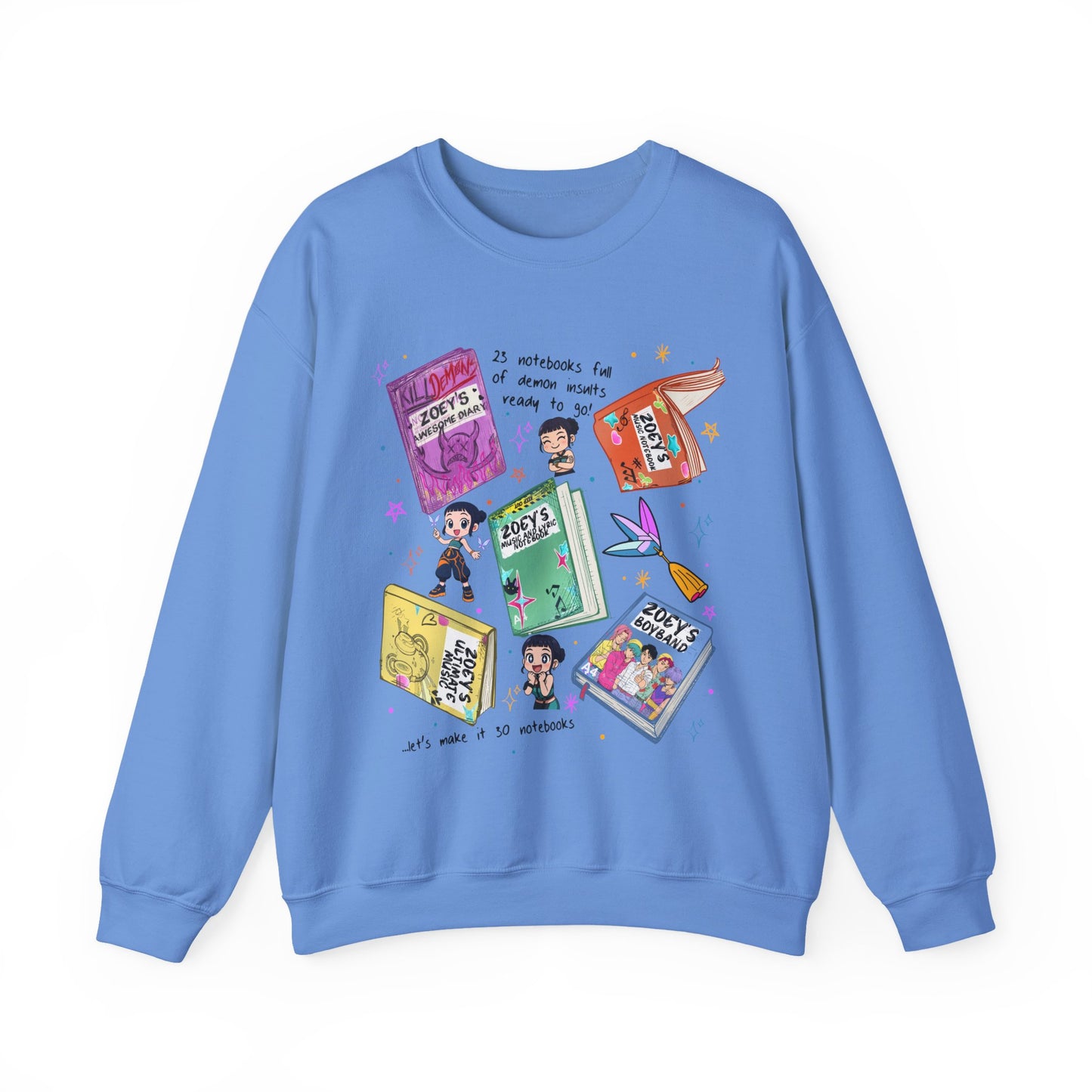 K-Pop Zoe's Books Crewneck Sweatshirt