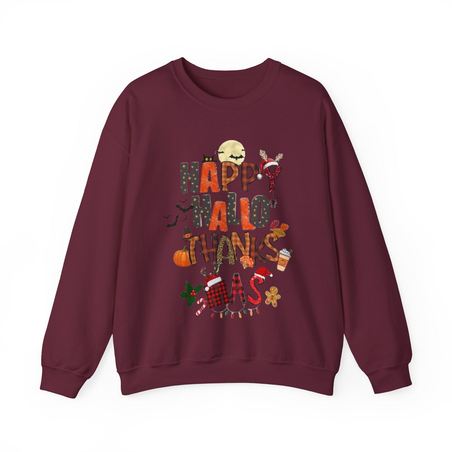 Happy Hallothanksmas Crewneck Sweatshirt