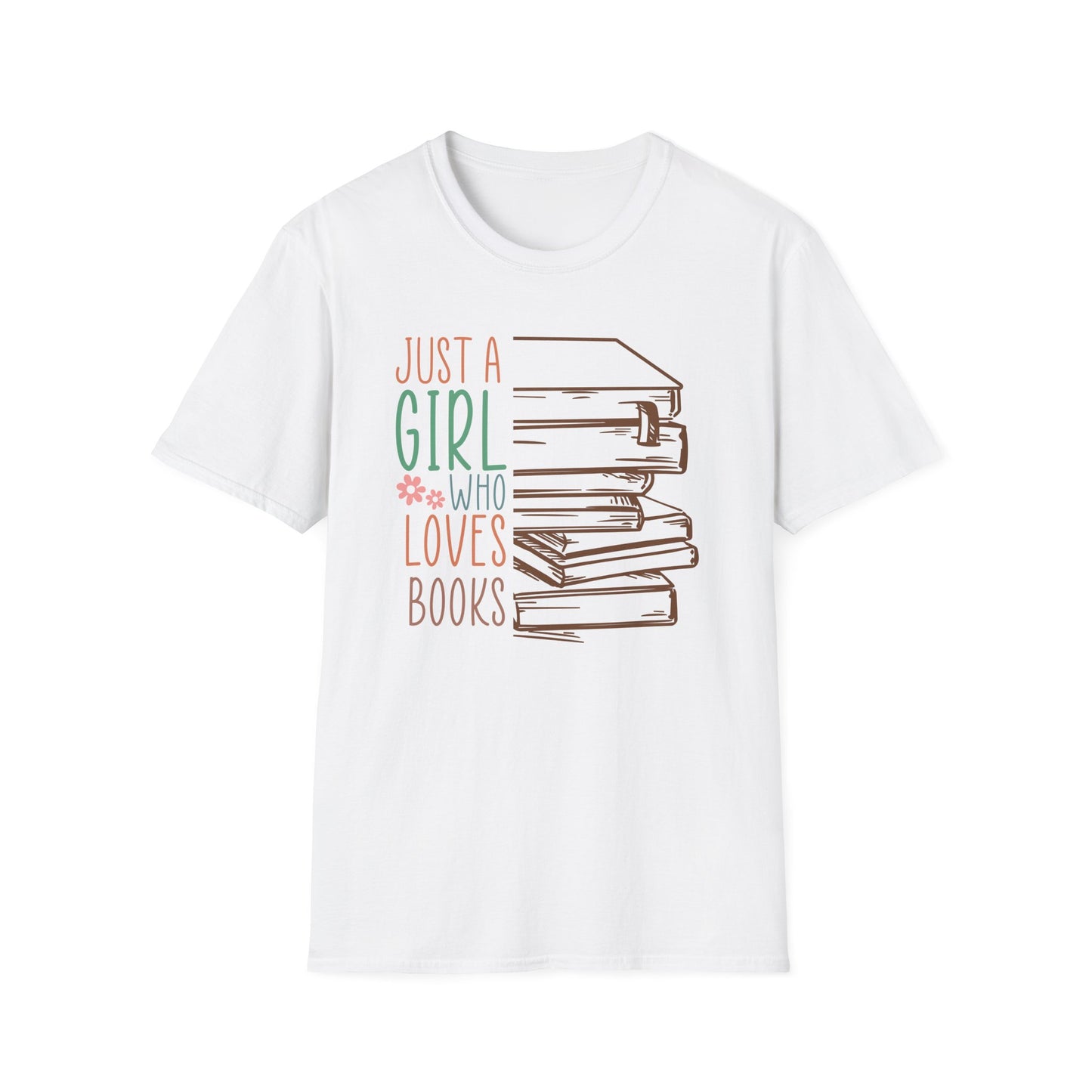 Just a Girl Who Loves Books T-Shirt