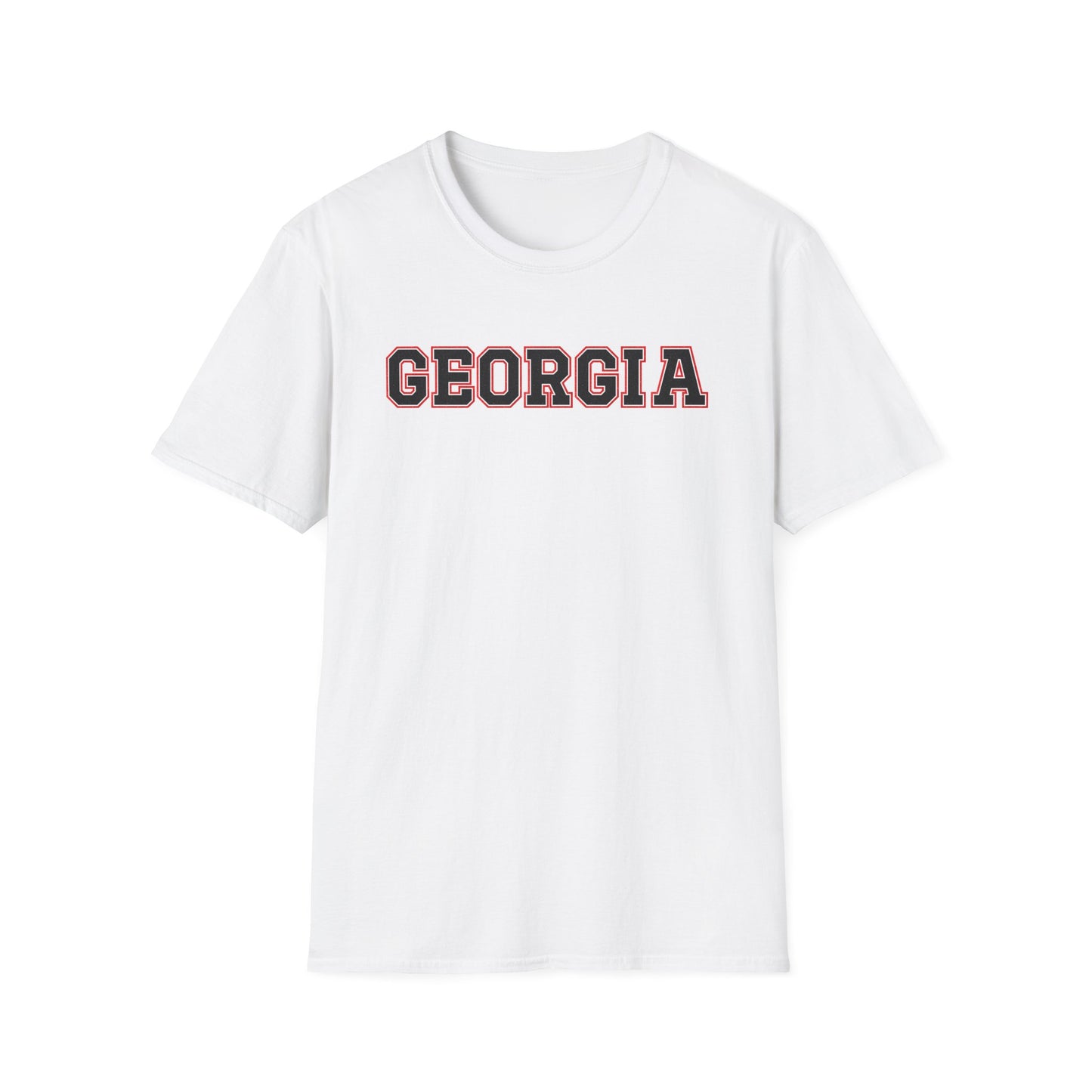 Glittery Black Georgia Softstyle T-Shirt