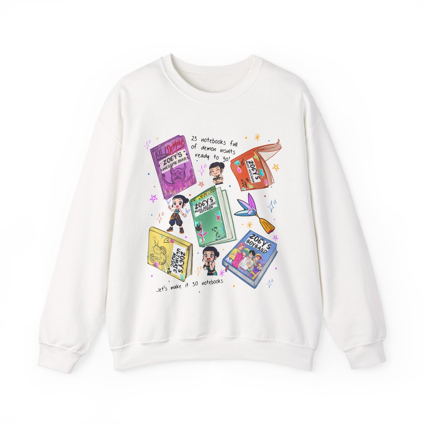 K-Pop Zoe's Books Crewneck Sweatshirt