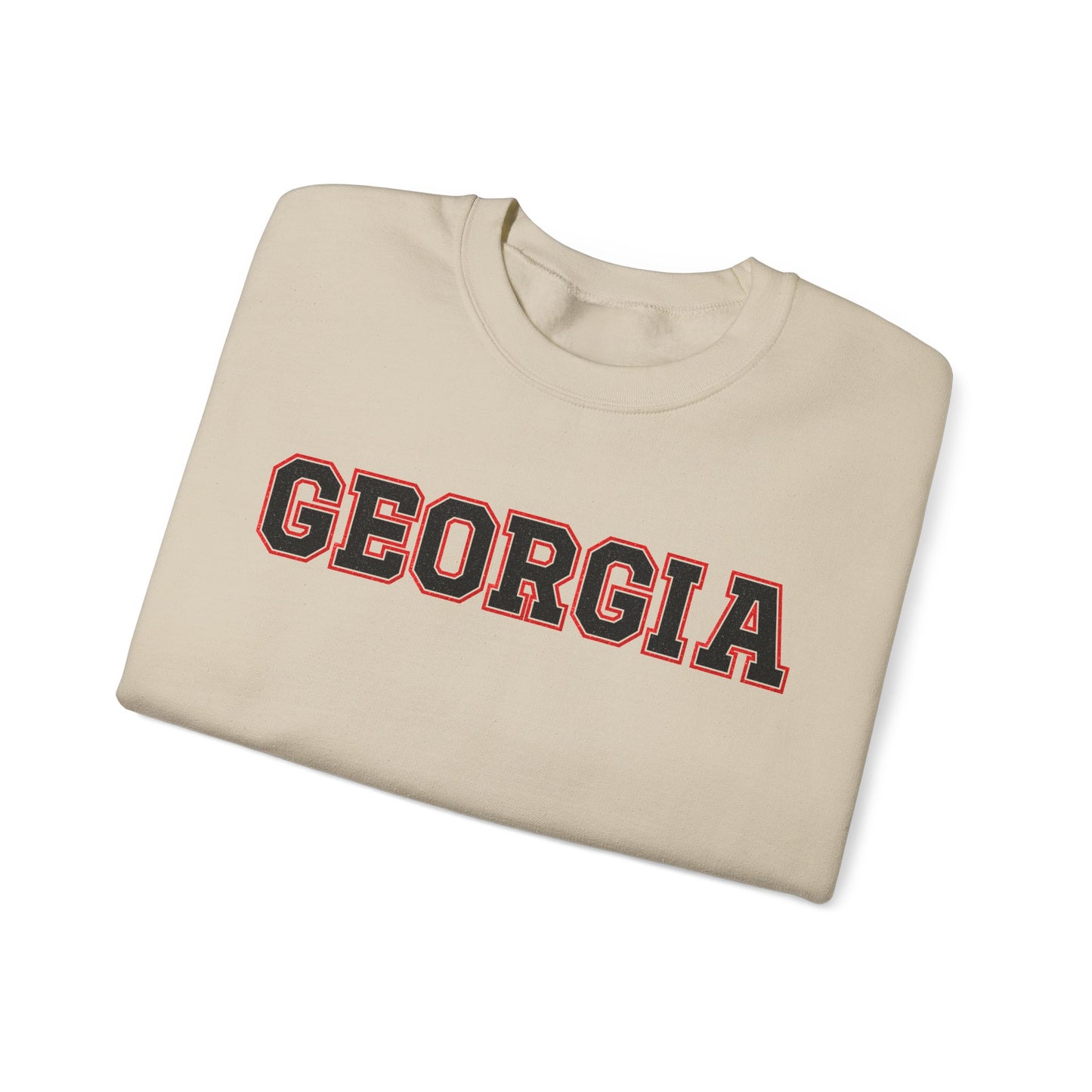 Glittery Black Georgia Crewneck Sweatshirt