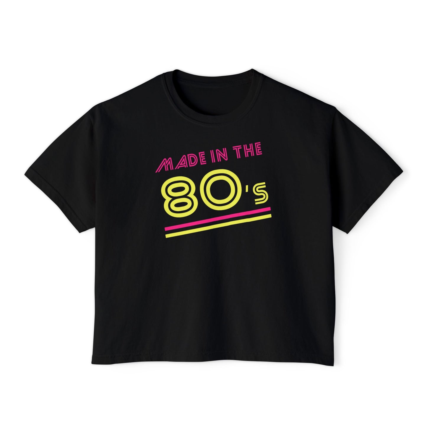 Made in the 80's Neon Boxy Tee