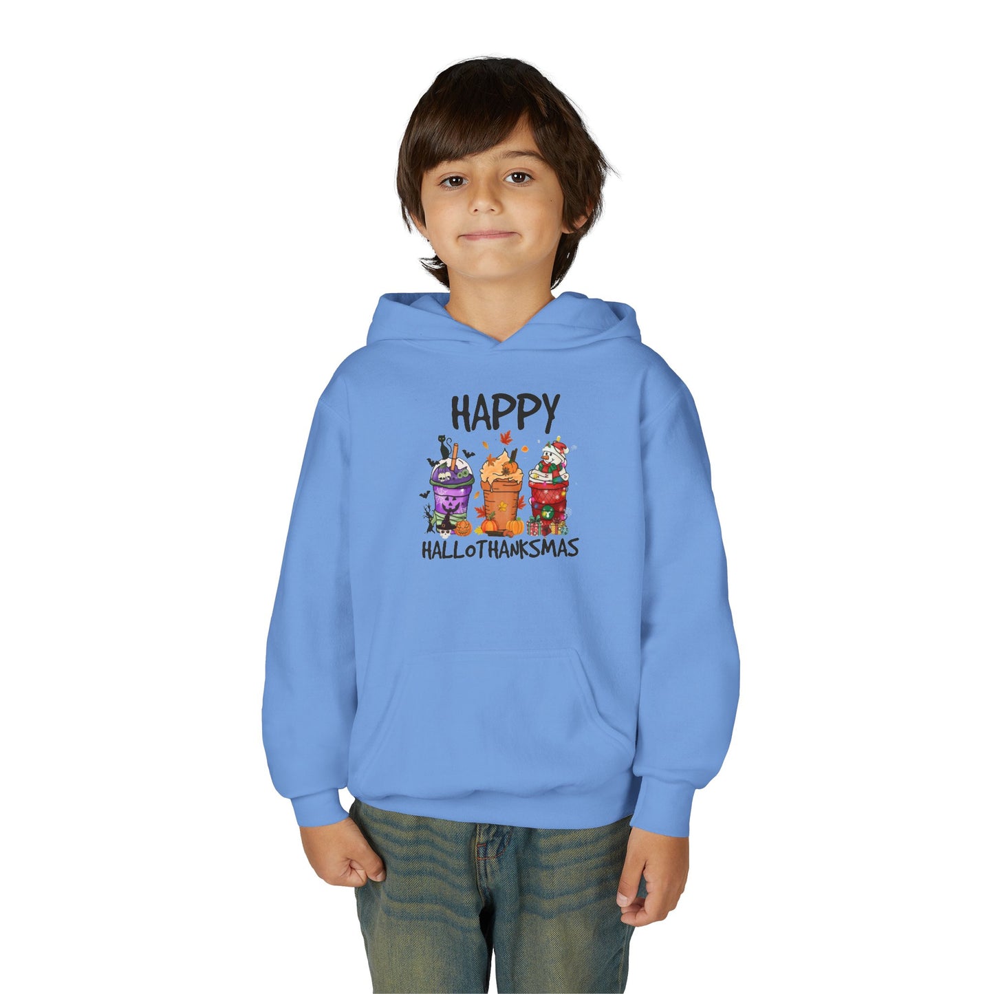 Happy Hallothanksmas Drinks Youth Hoodie