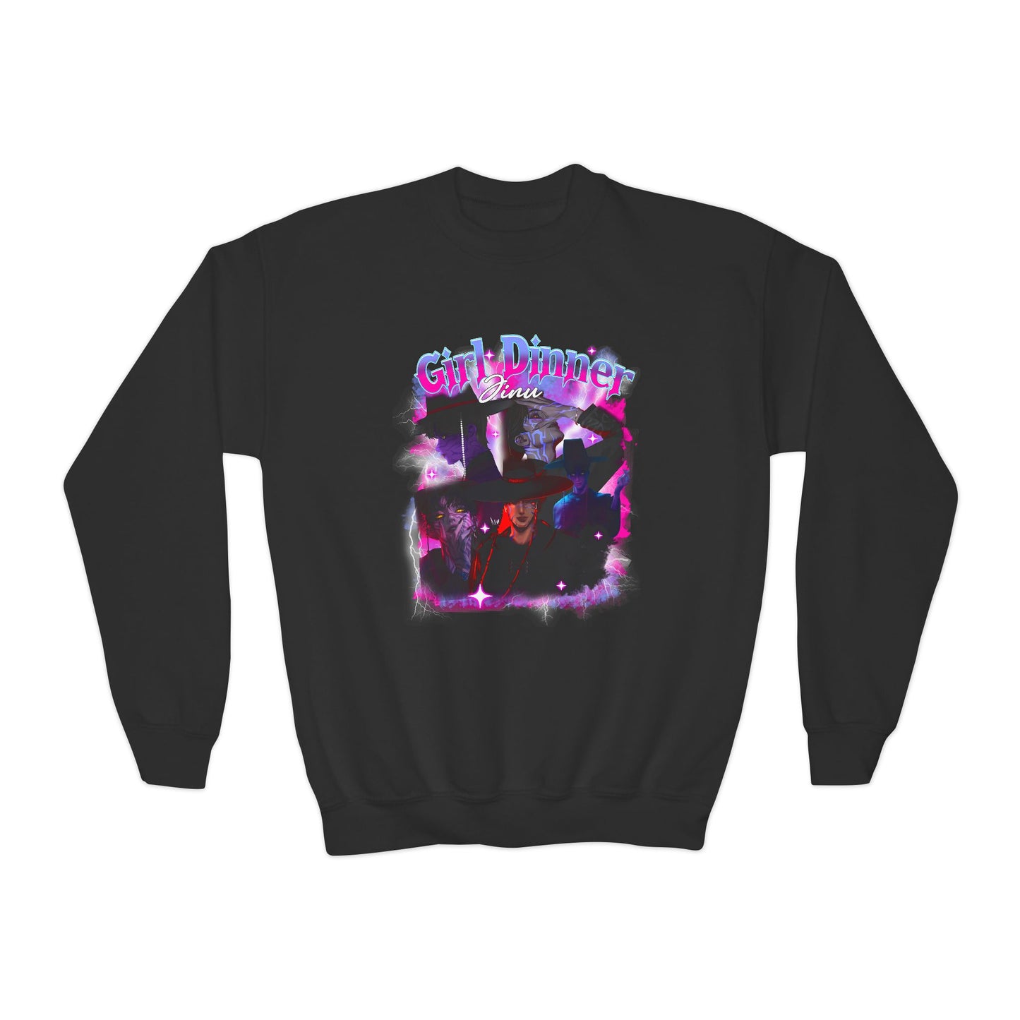 kpop Girl Dinner Jinu Youth Crewneck Sweatshirt