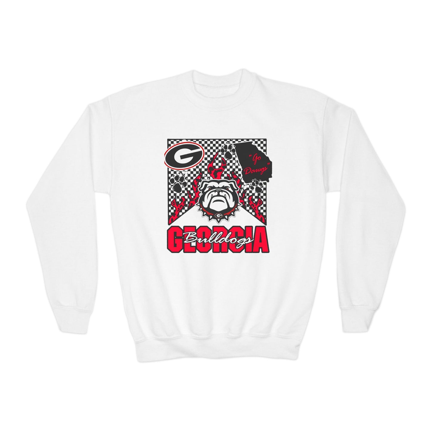 Georgia Bulldogs Youth Crewneck Sweatshirt