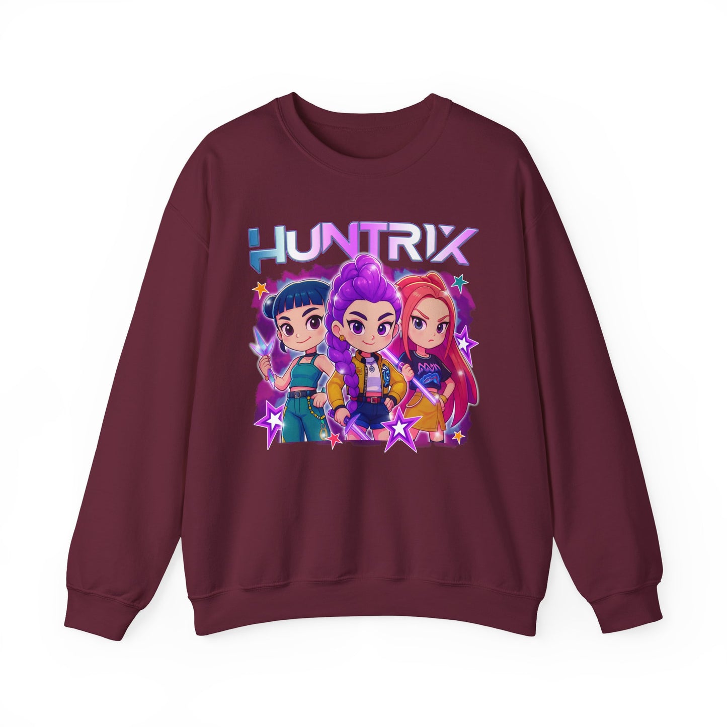 Kpop HUNTRIX cartoon Crewneck Sweatshirt
