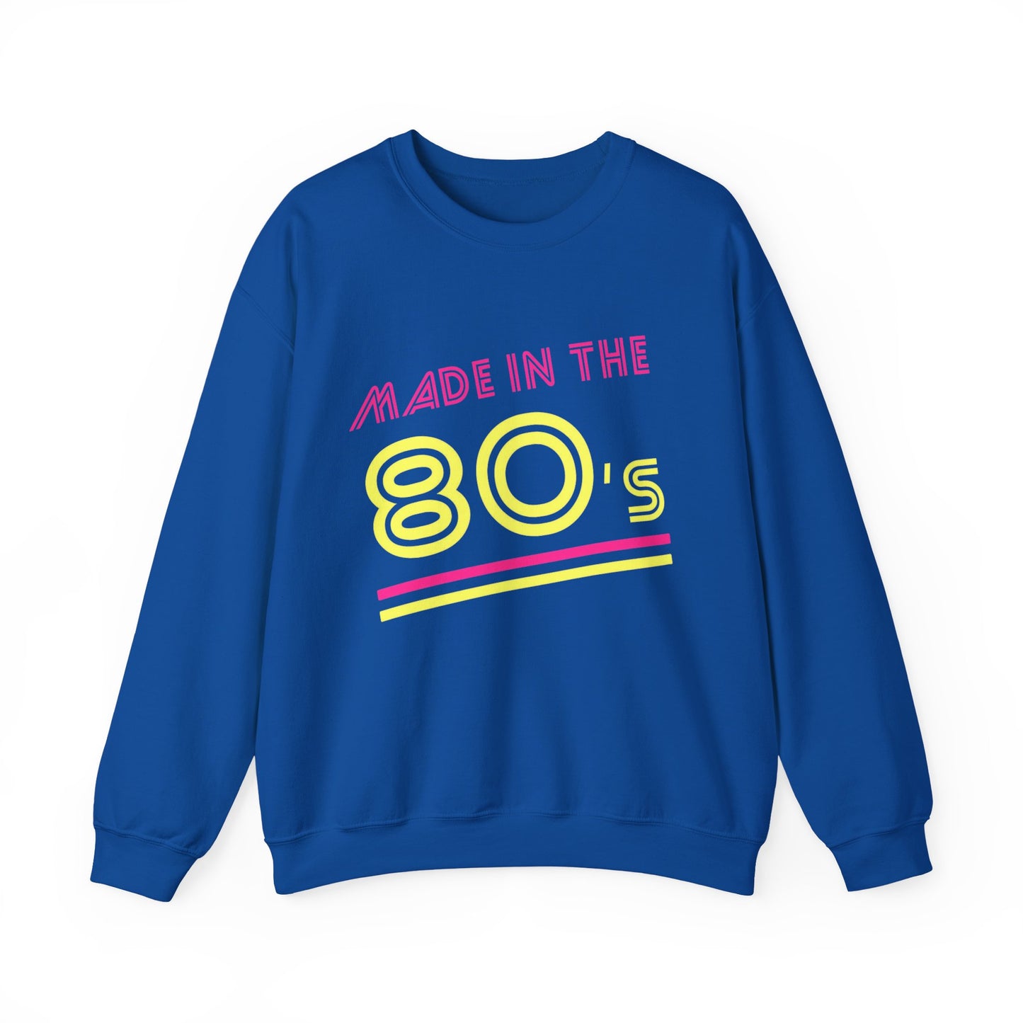 Made in the 80's Neon Crewneck Sweatshirt