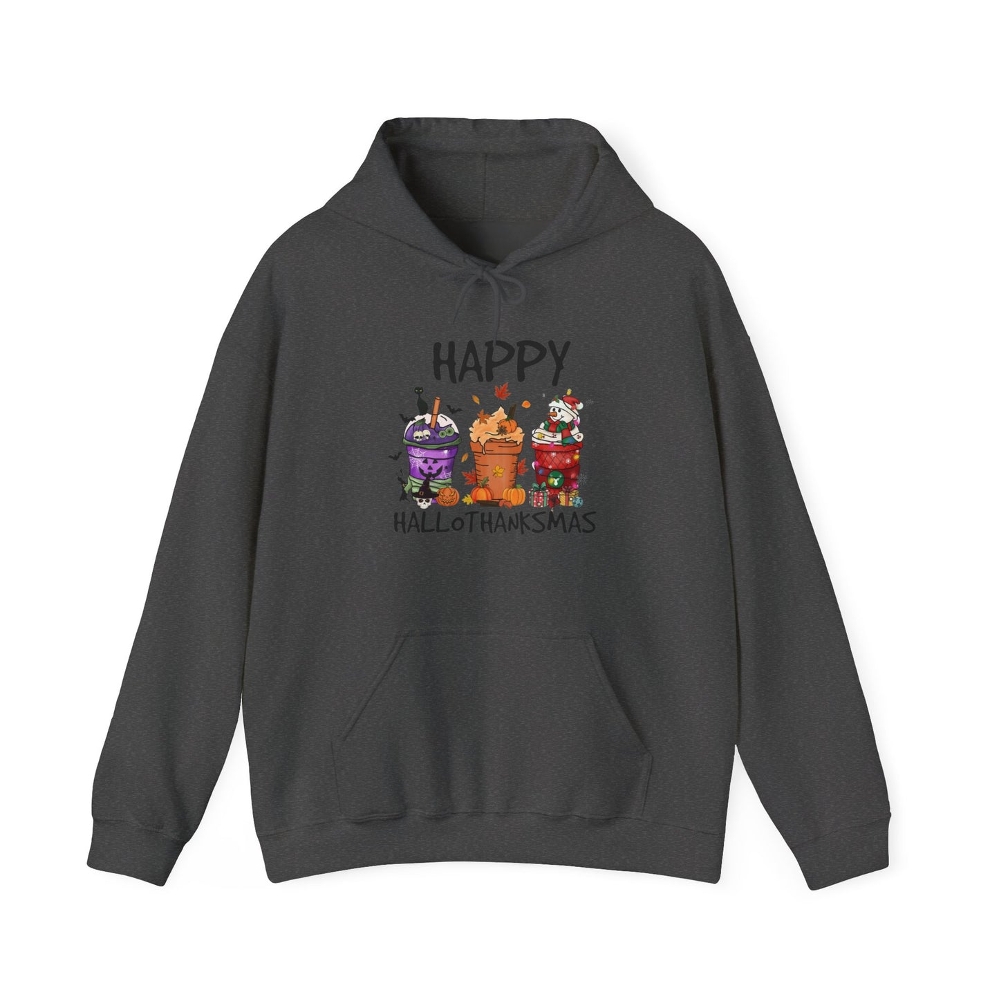 Happy Hallothanksmas Drinks Unisex Hoodie