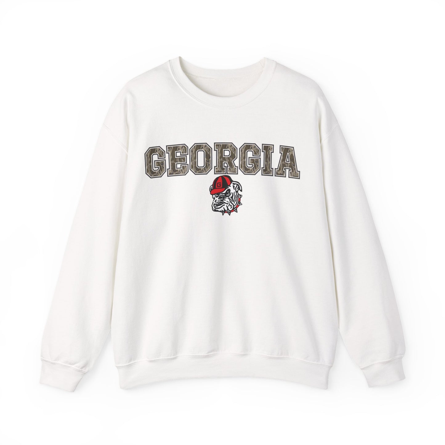 Camo Georgia Bulldog Crewneck Sweatshirt