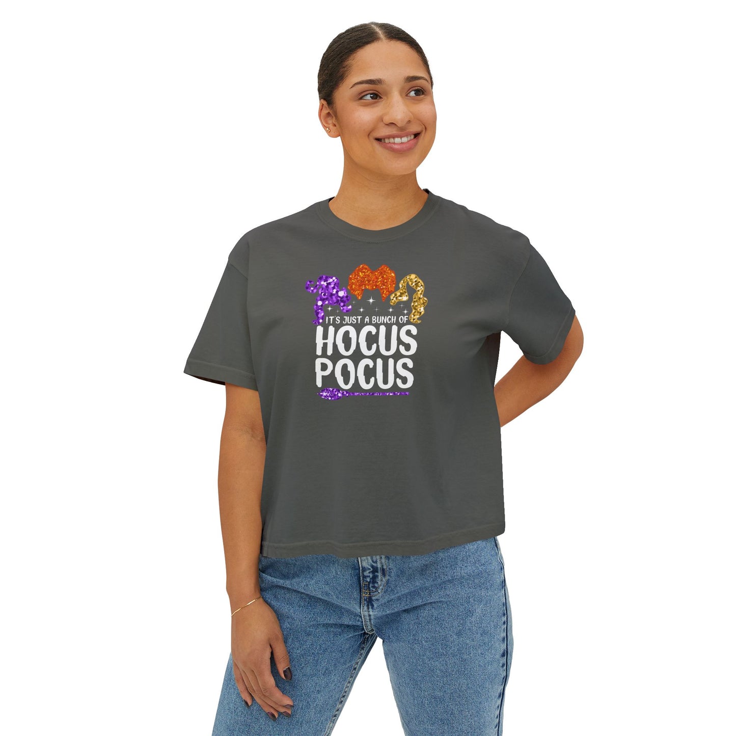Just a Bunch Of Hocus Pocus Women's Boxy Tee