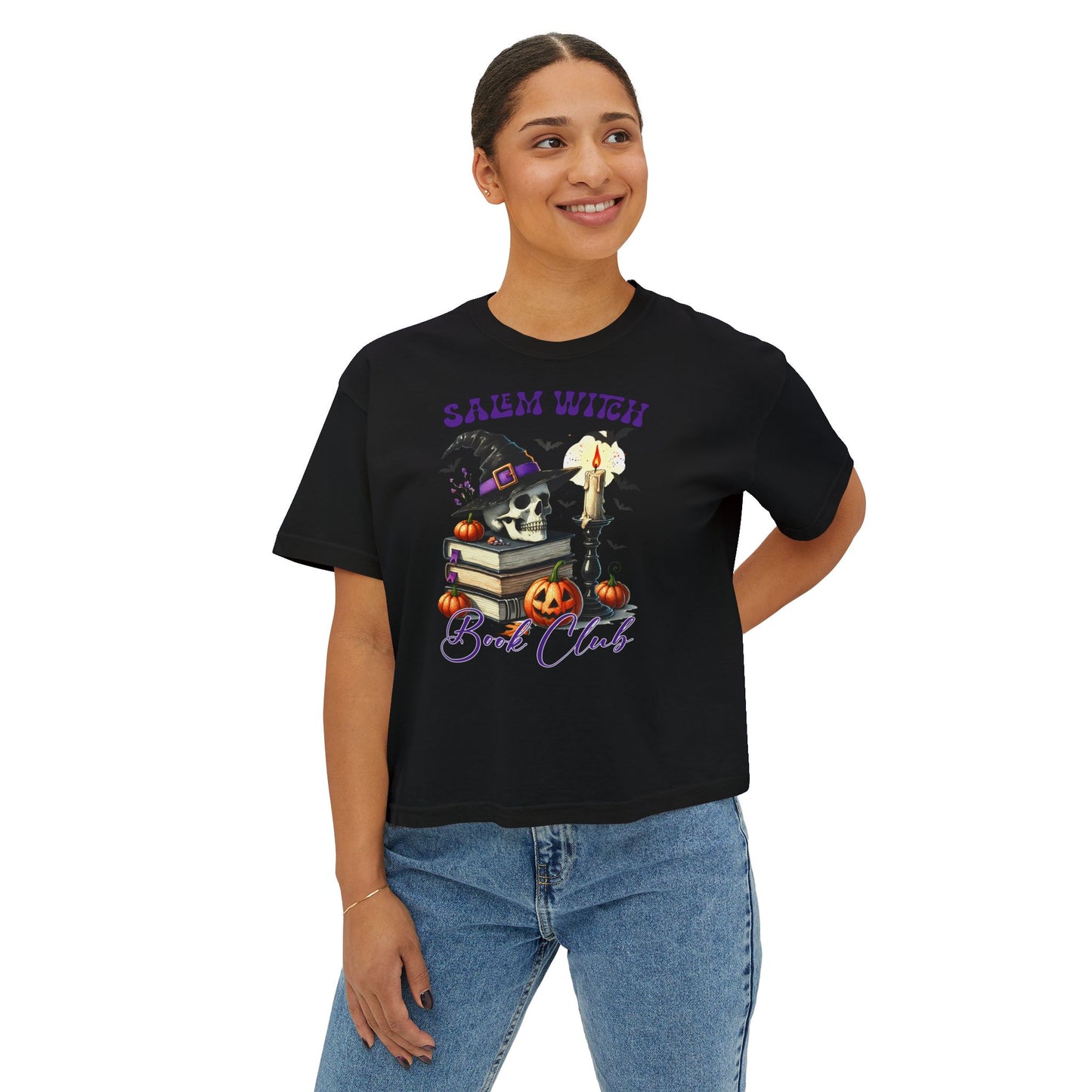Salem Witch Book Club Boxy Tee