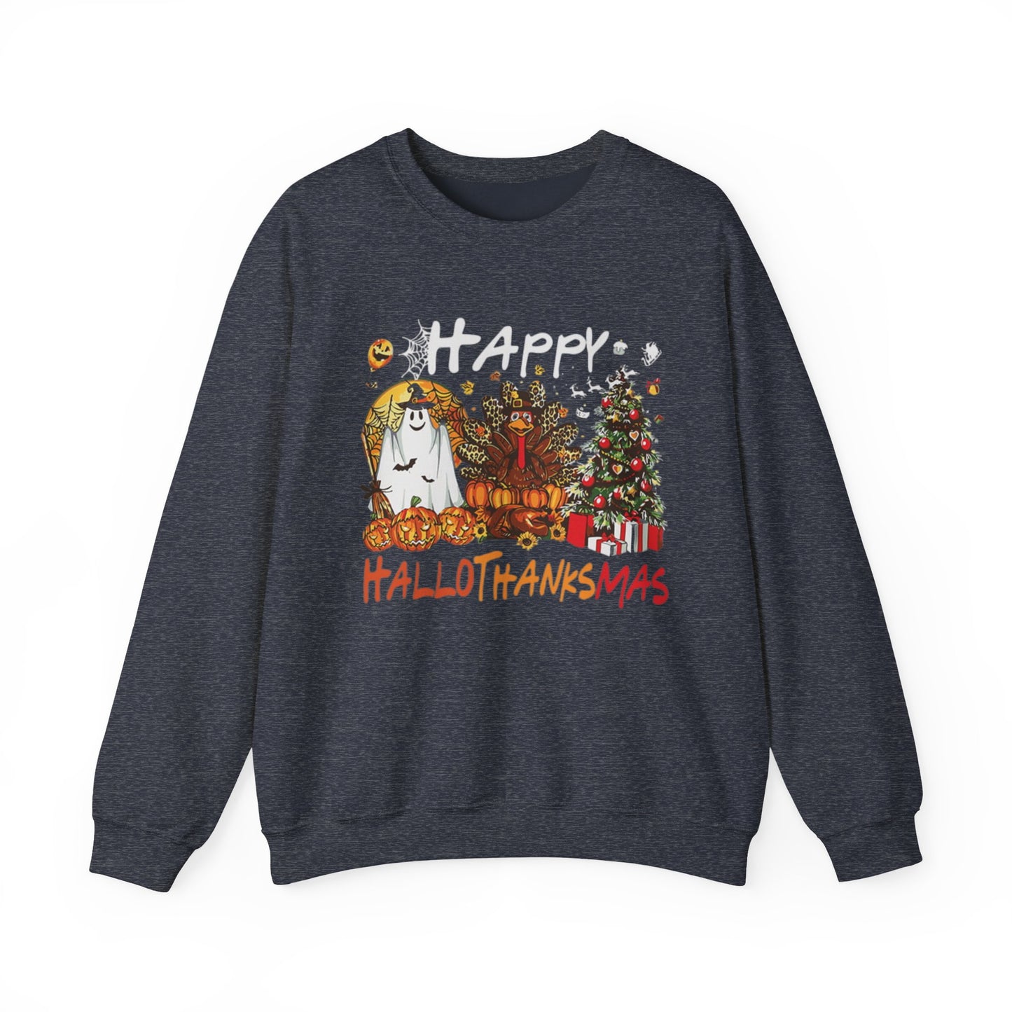 Happy Hallothanksmas Characters Sweatshirt