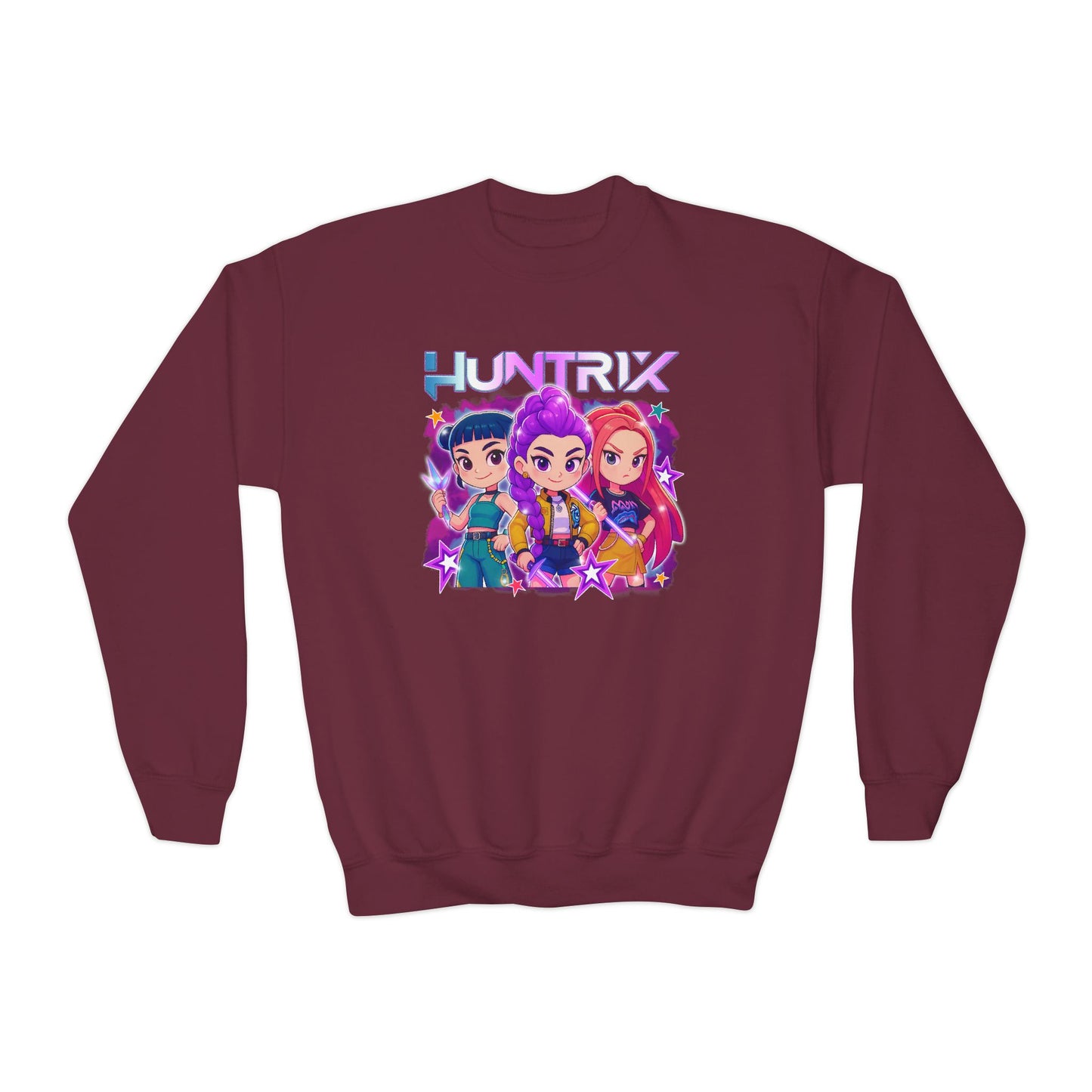 Kpop Huntrix Youth Crewneck Sweatshirt