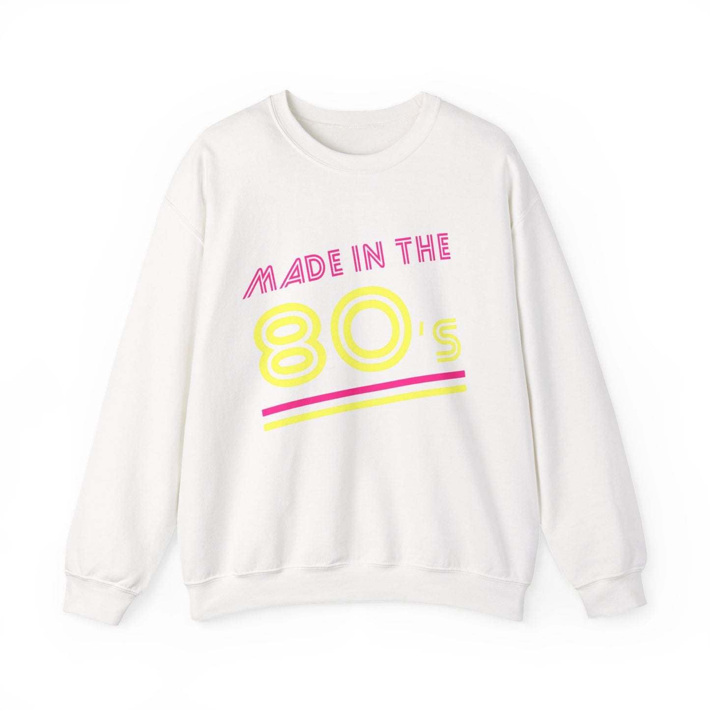 Made in the 80's Neon Crewneck Sweatshirt