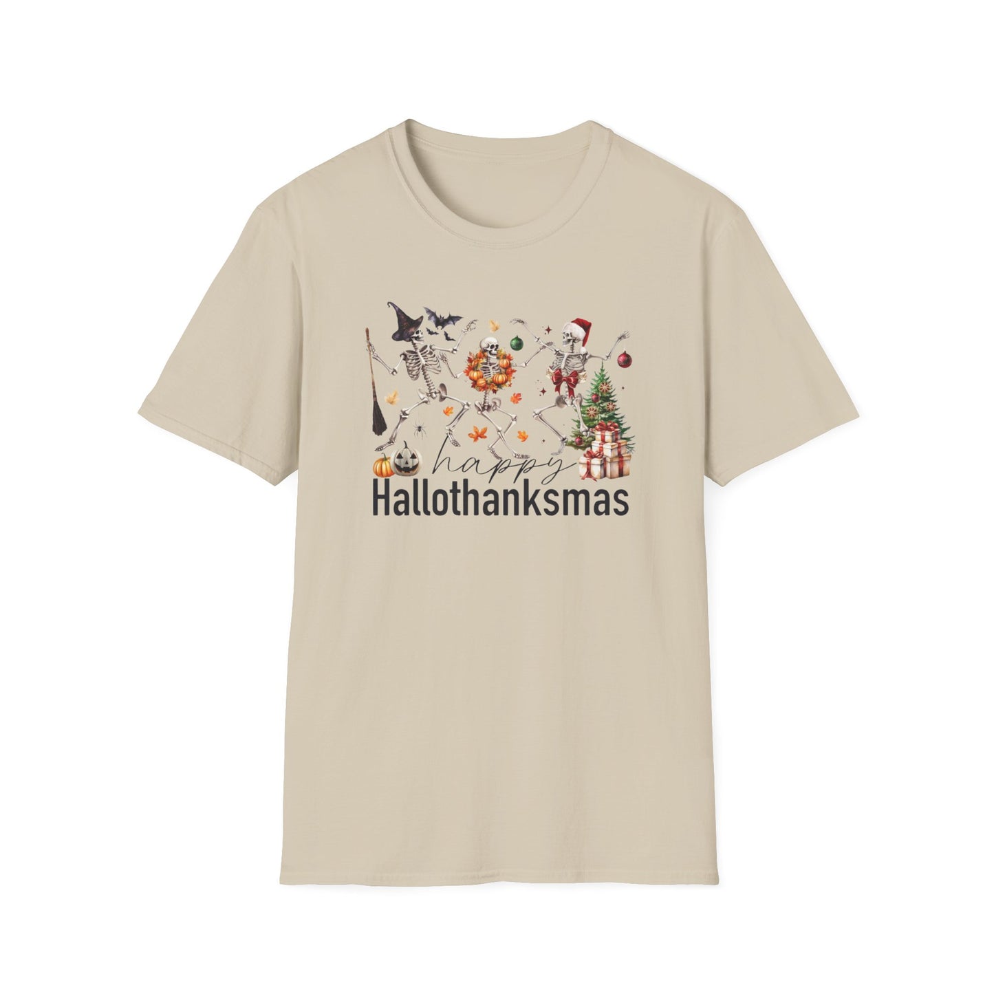 Happy Hallothanksmas Skeleton T-Shirt