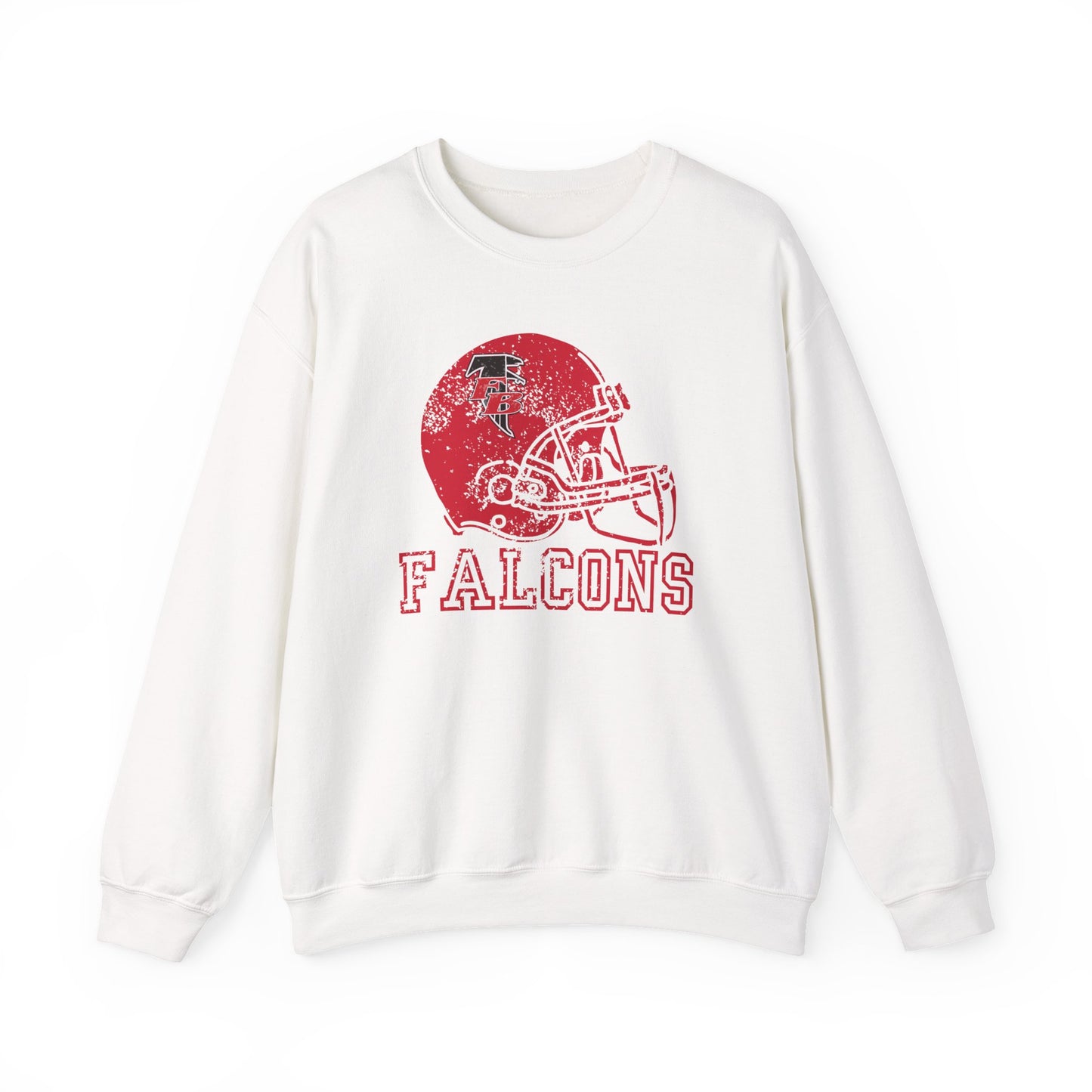 FB Falcons Helmet Crewneck Sweatshirt