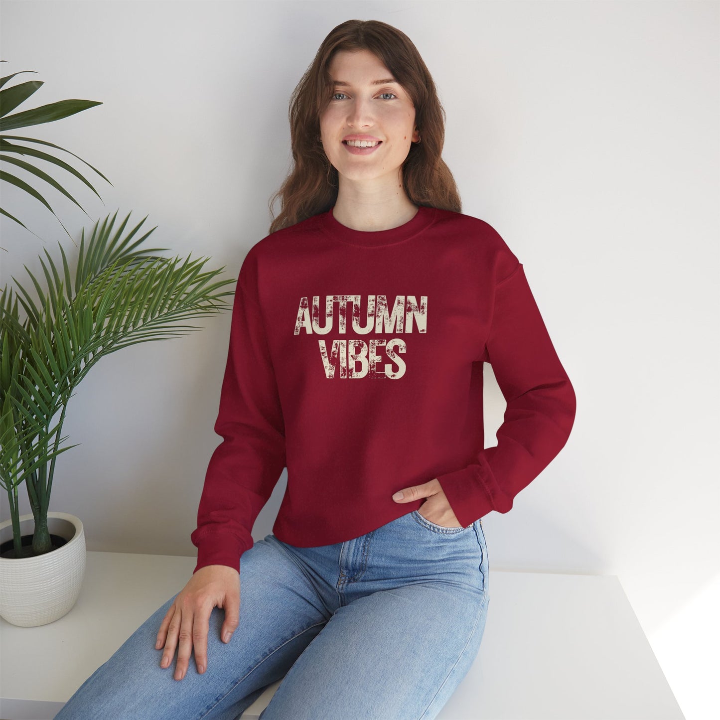 Unisex Autumn Vibes Crewneck Sweatshirt