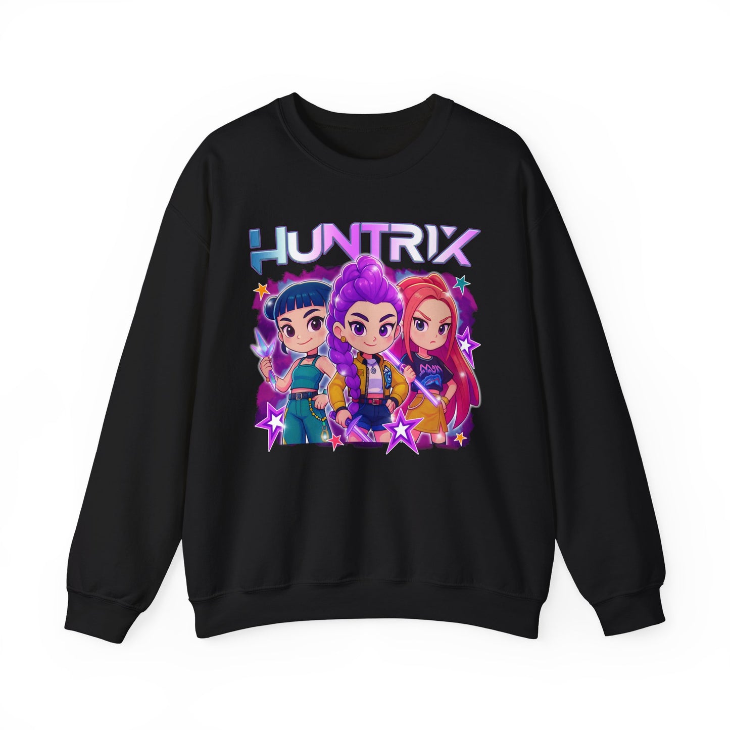 Kpop HUNTRIX cartoon Crewneck Sweatshirt
