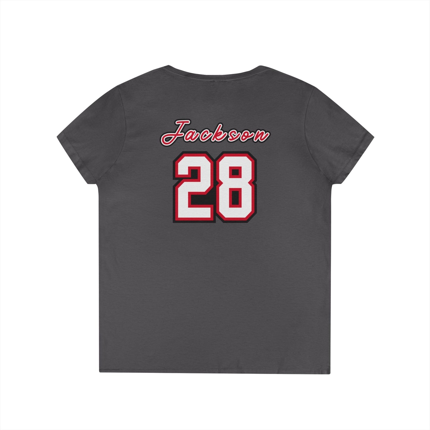 Flowery Branch Personalized Name and Number V-Neck T-Shirt