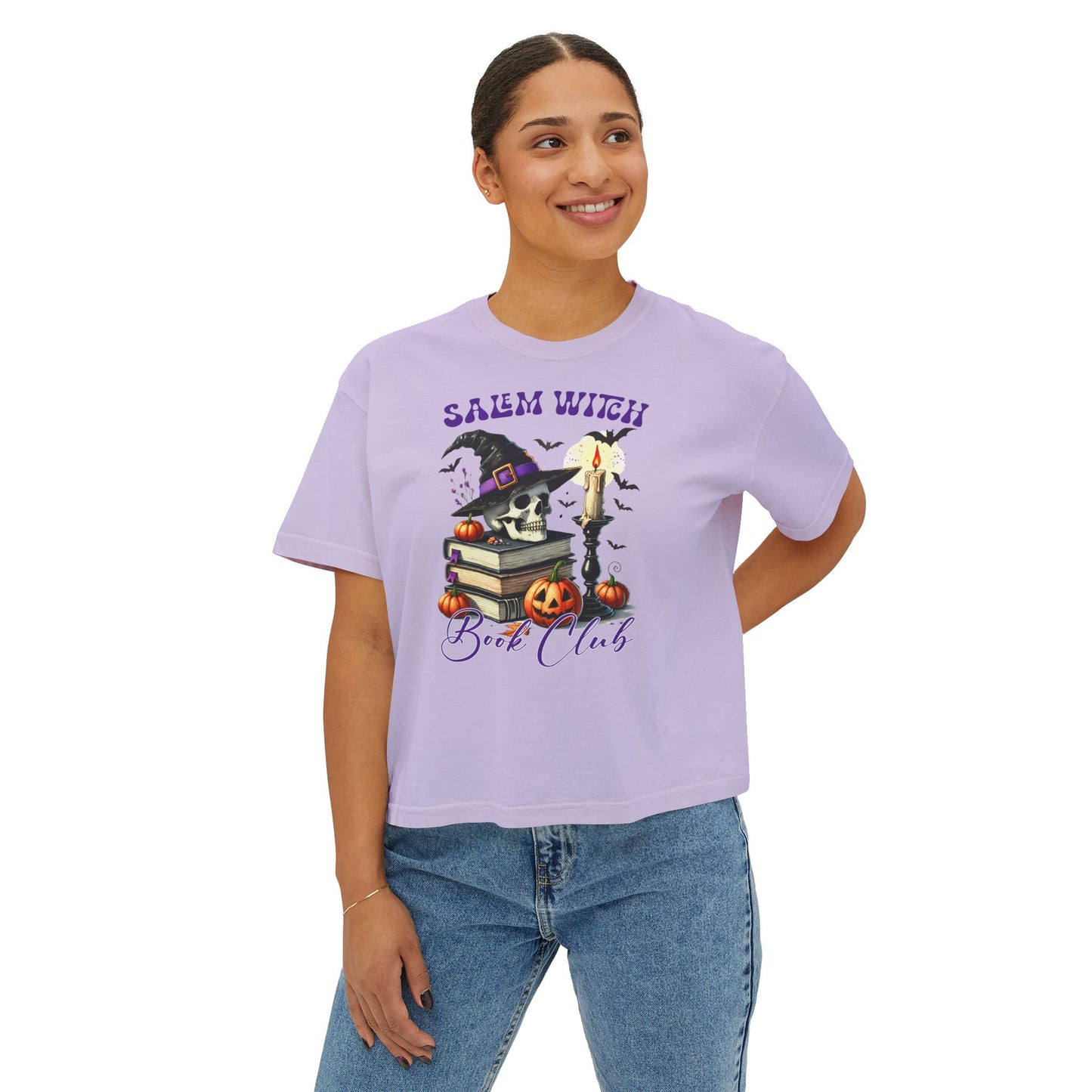 Salem Witch Book Club Boxy Tee