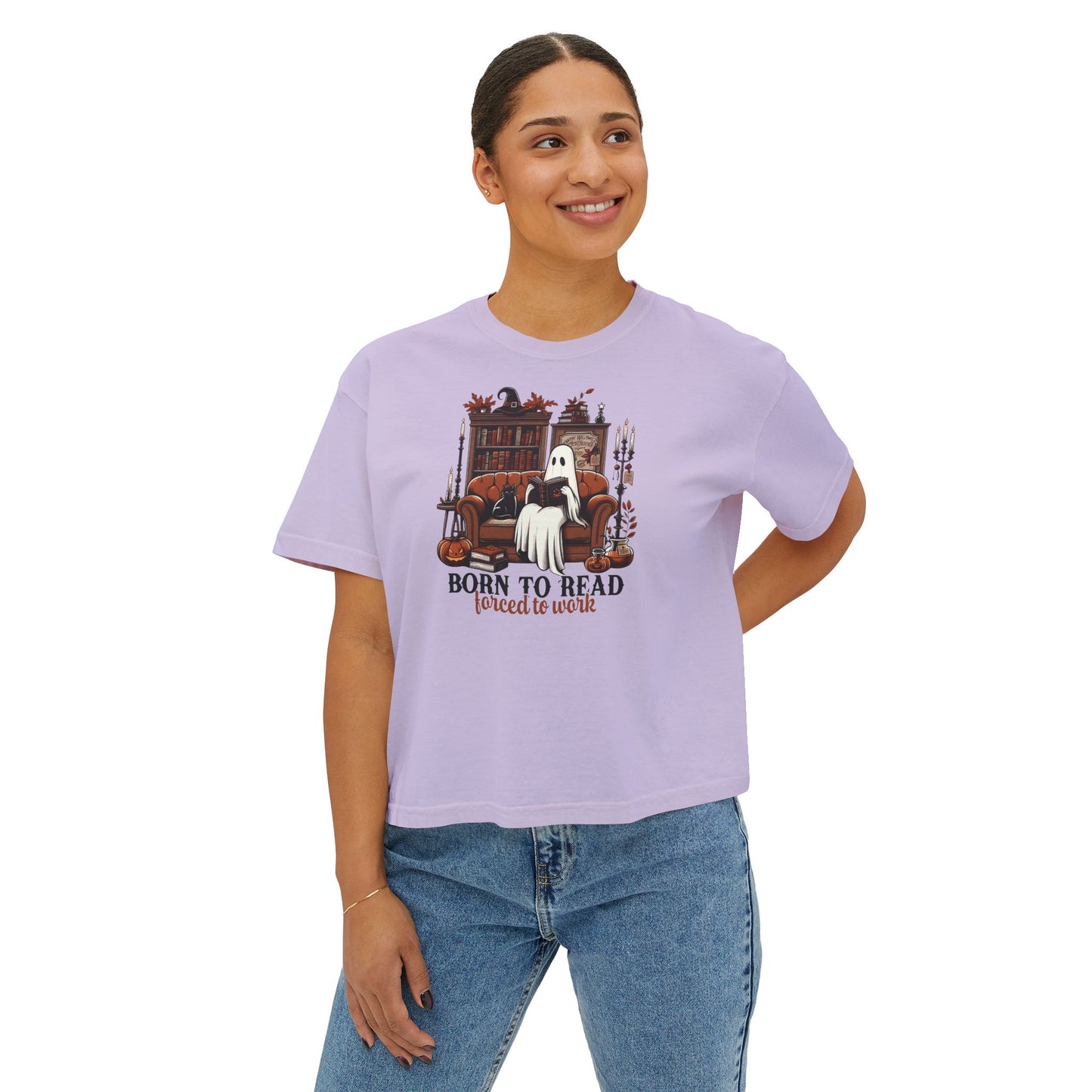 Forced to Work Women's Boxy Tee