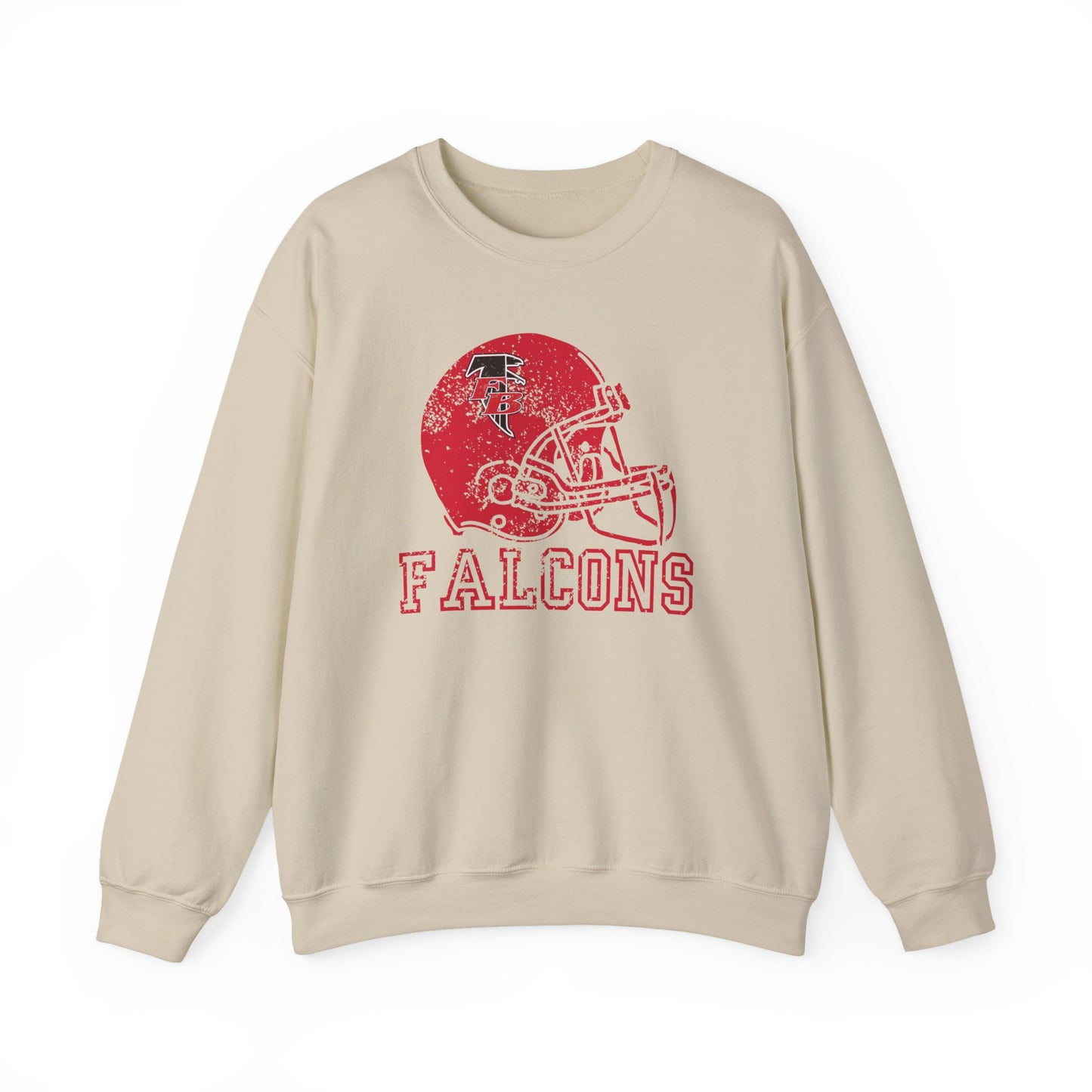 FB Falcons Helmet Crewneck Sweatshirt