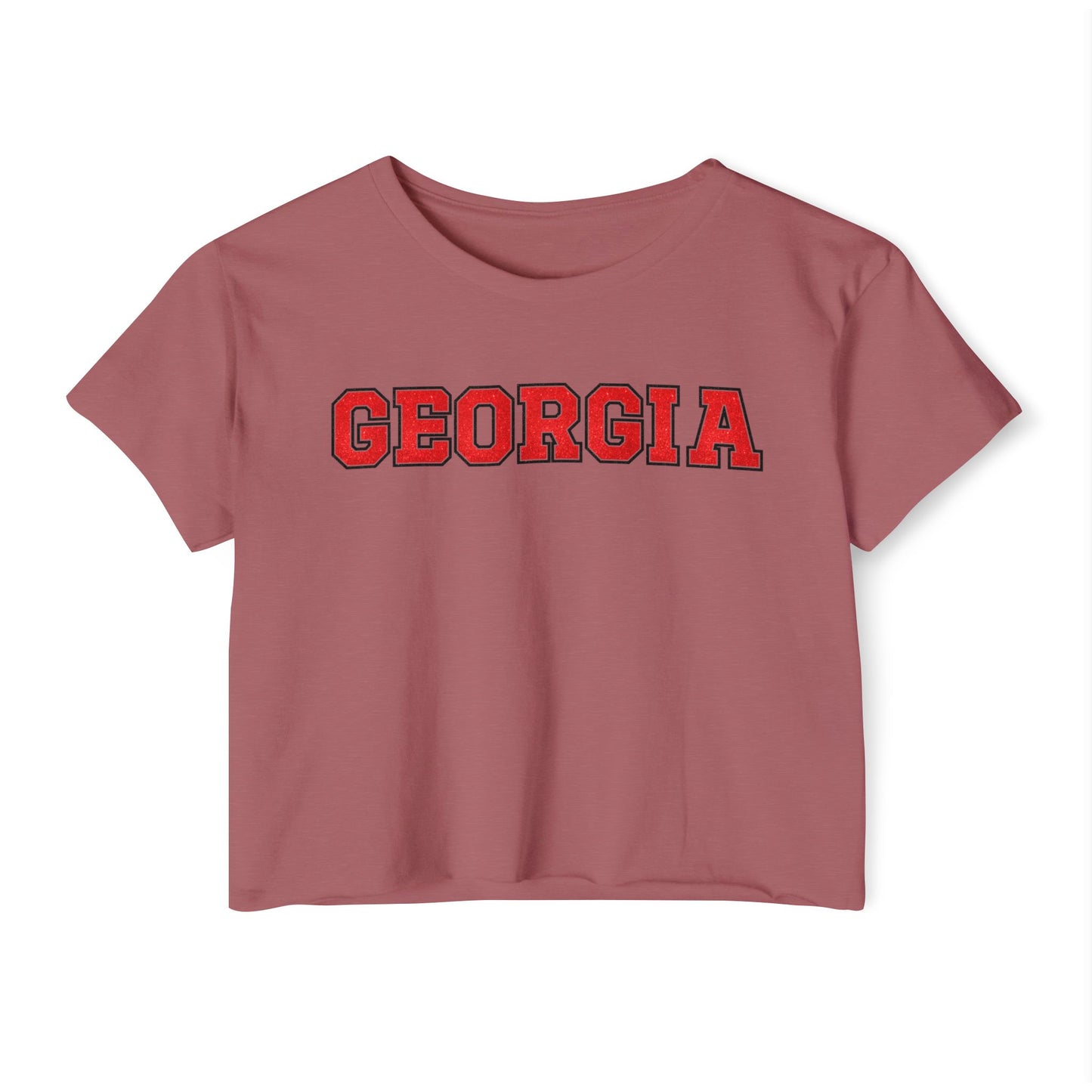 Glittery Georgia Crop Top
