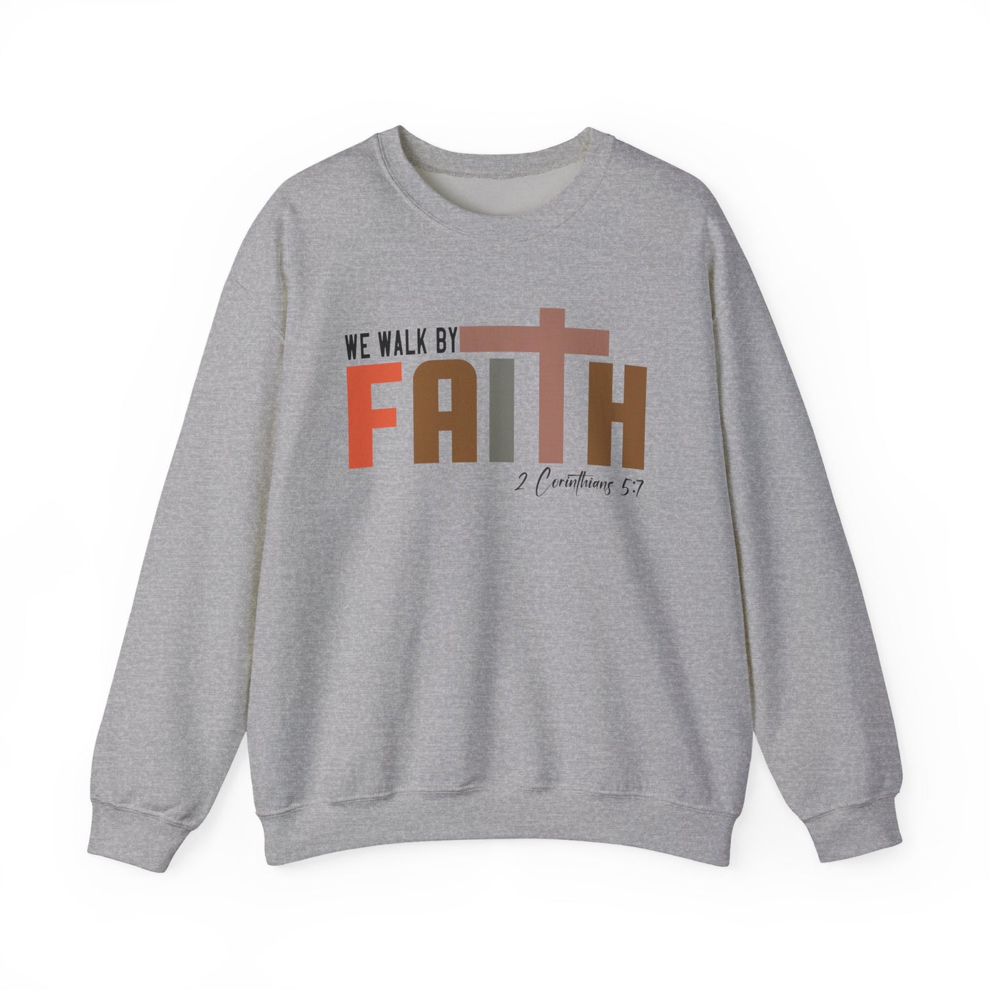 Walk by Faith Unisex Crewneck Sweatshirt