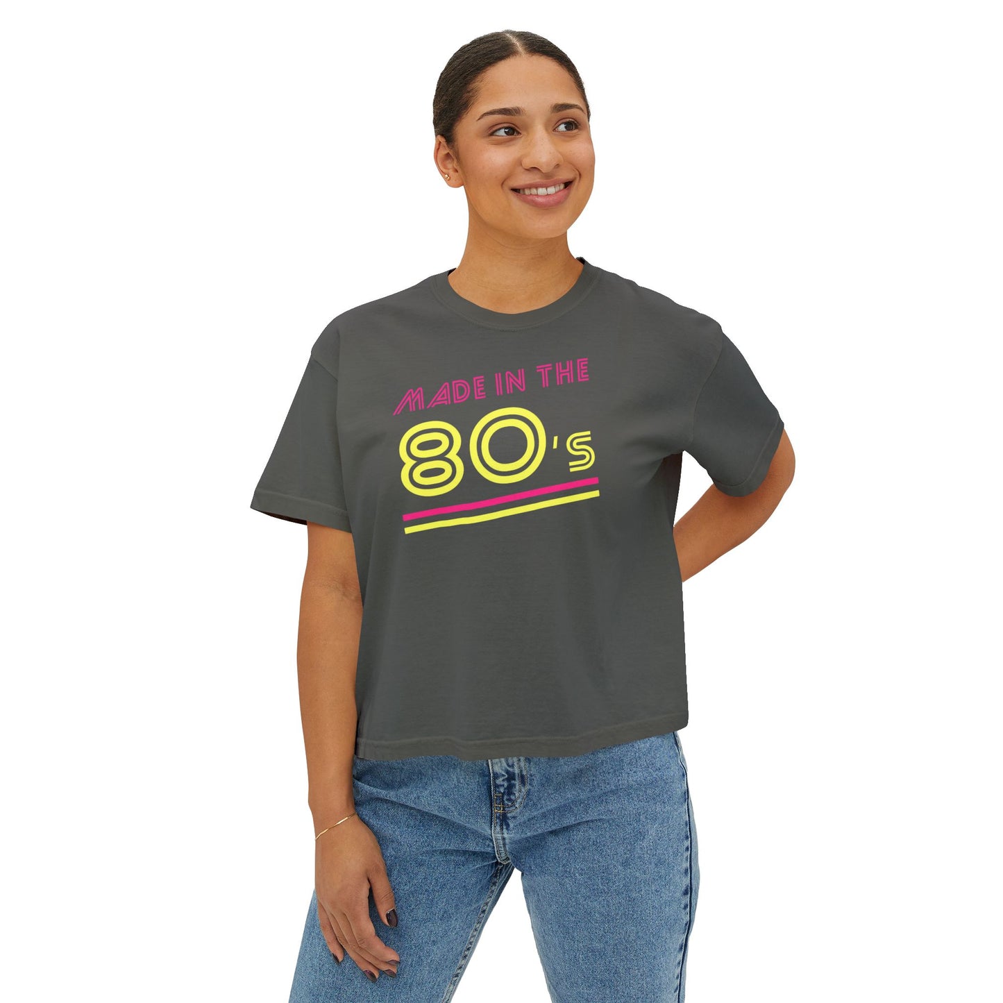 Made in the 80's Neon Boxy Tee
