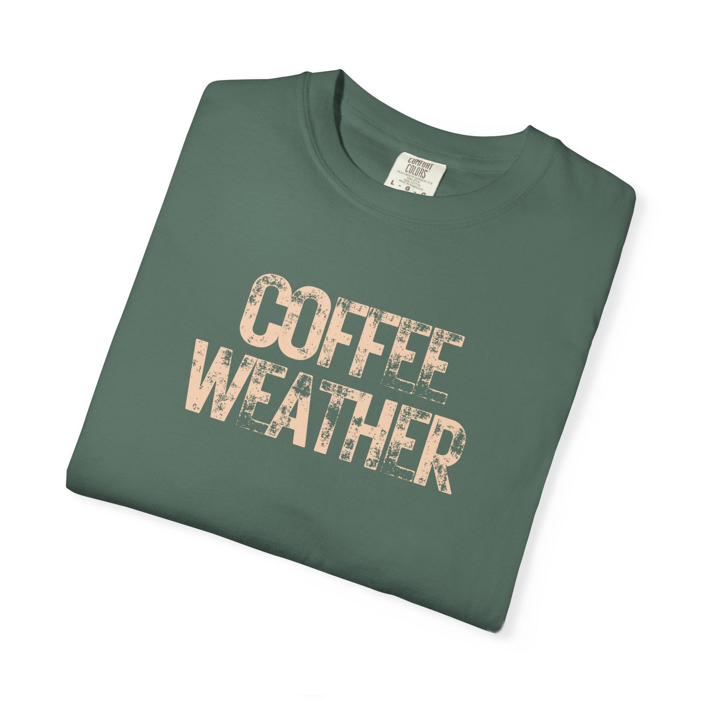Coffee Weather Unisex Comfort Colors T-Shirt