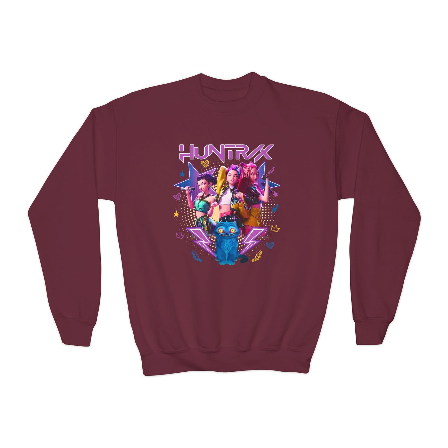 kpop Huntrix Star Youth Crewneck Sweatshirt