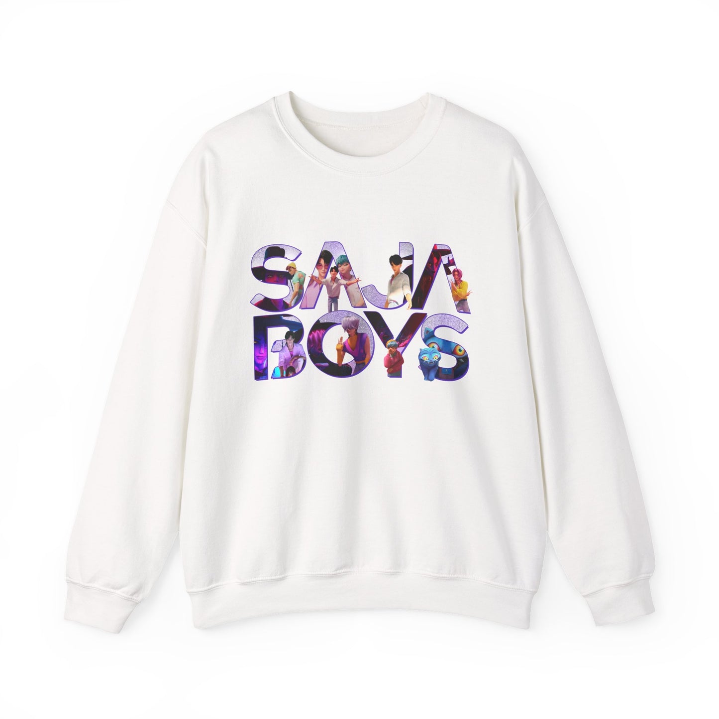 K-Pop SAJA BOYS Words Crewneck Sweatshirt
