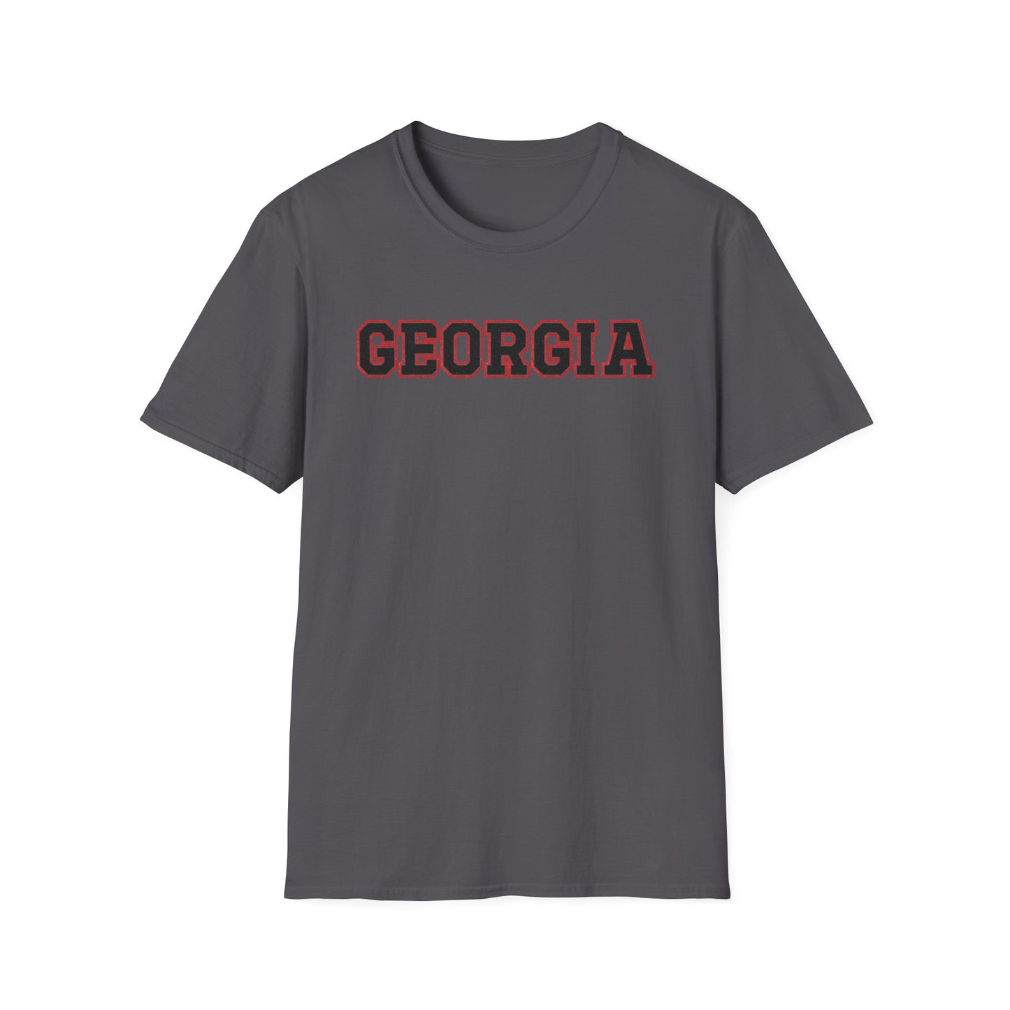 Glittery Black Georgia Softstyle T-Shirt