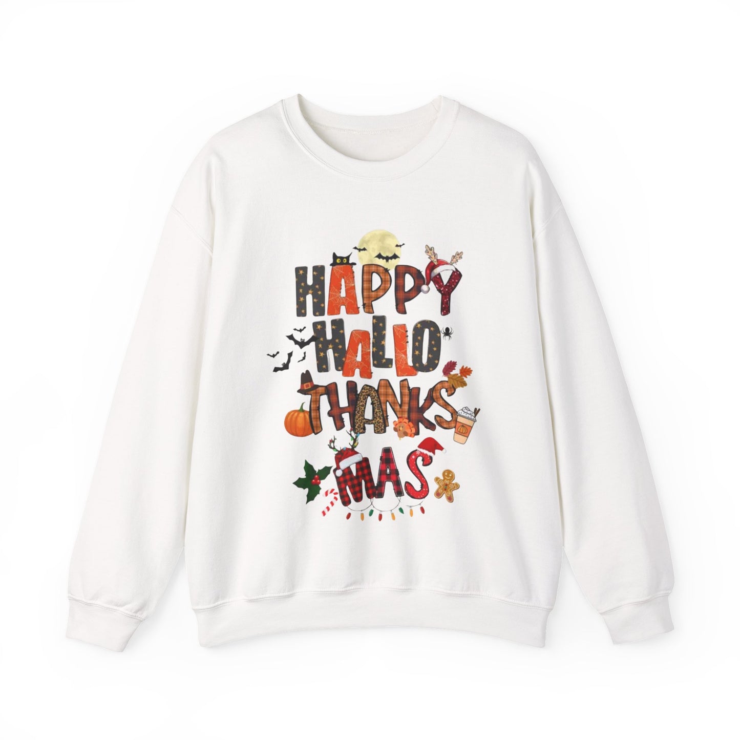 Happy Hallothanksmas Crewneck Sweatshirt
