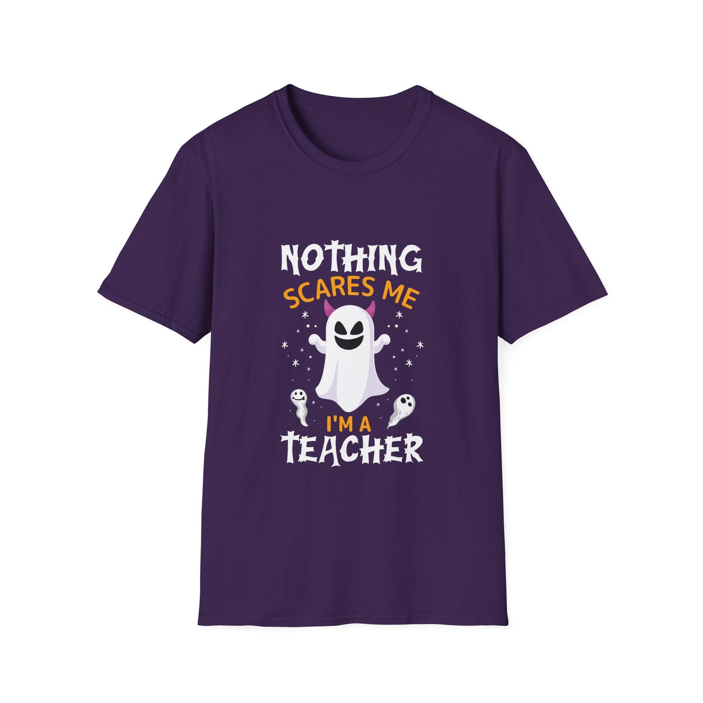 Nothing Scares Me, I'm A Teacher Halloween T-Shirt