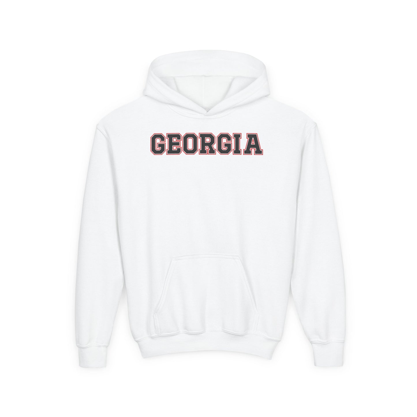 Glittery Black Georgia Youth Hoodie