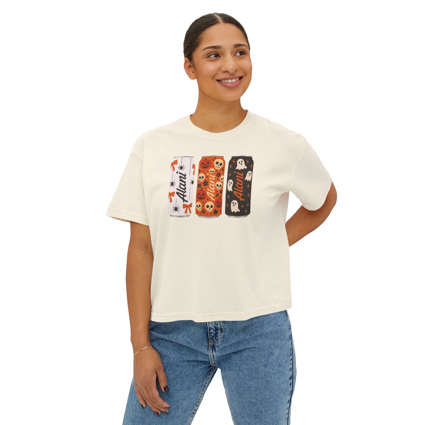 Halloween Alani Cans Women's Boxy Tee