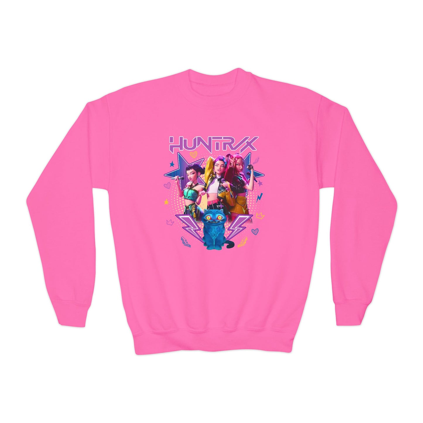 kpop Huntrix Star Youth Crewneck Sweatshirt