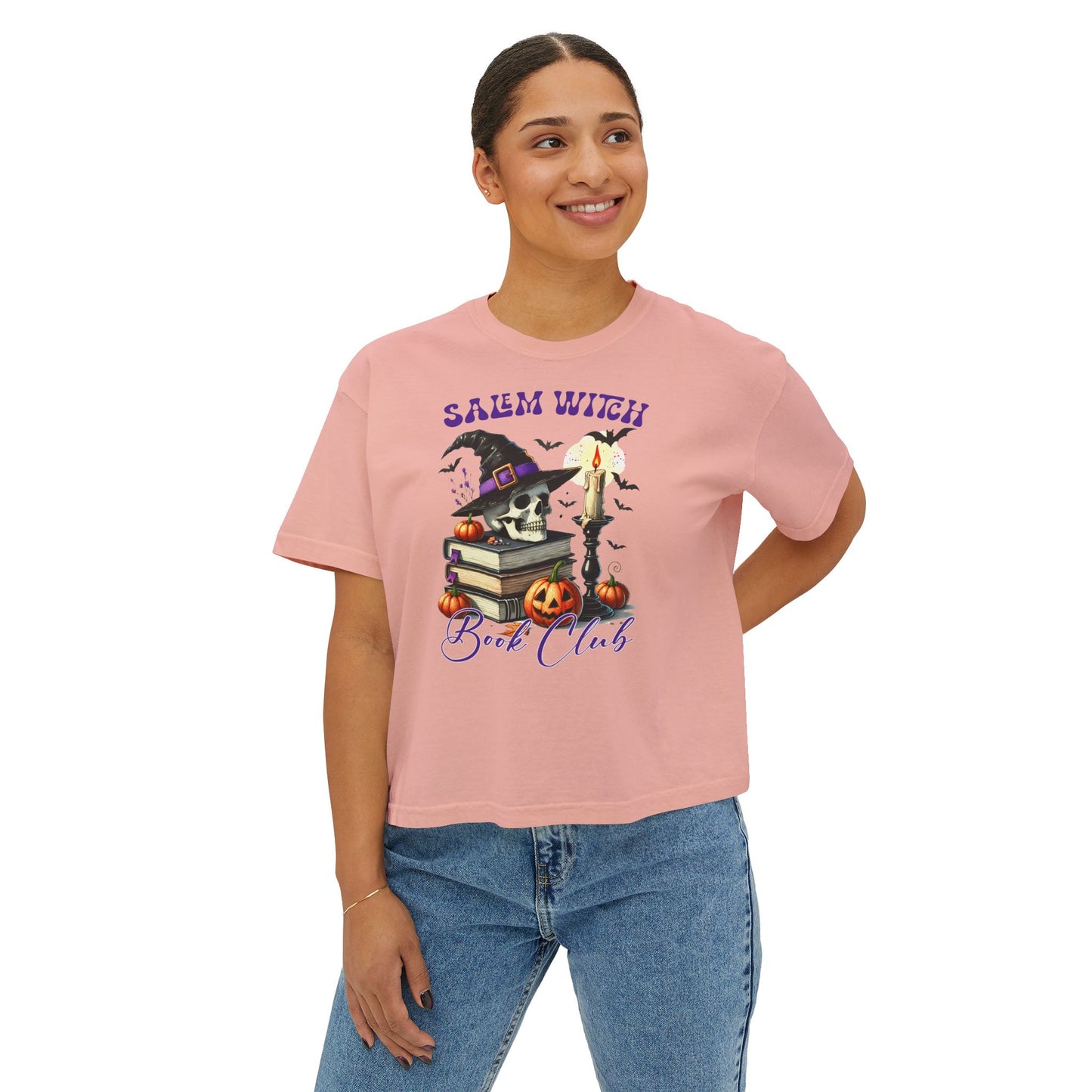 Salem Witch Book Club Boxy Tee