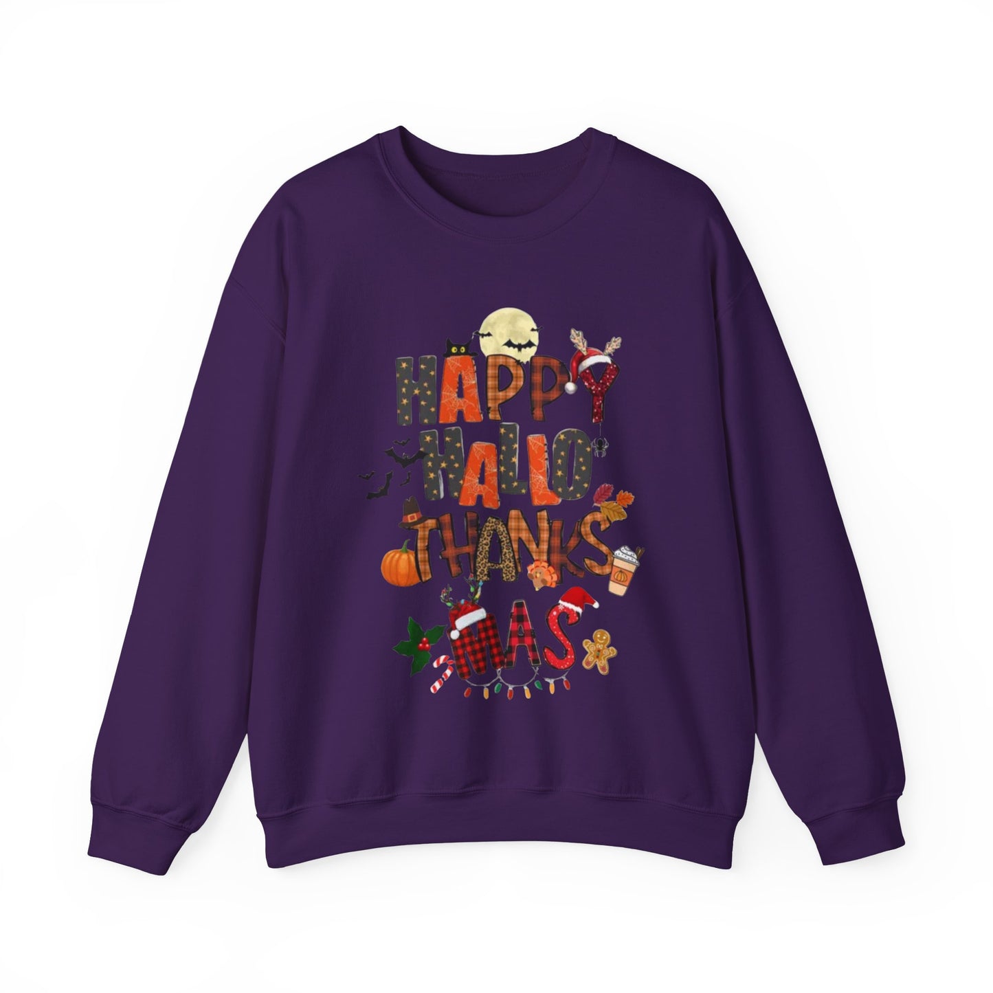 Happy Hallothanksmas Crewneck Sweatshirt