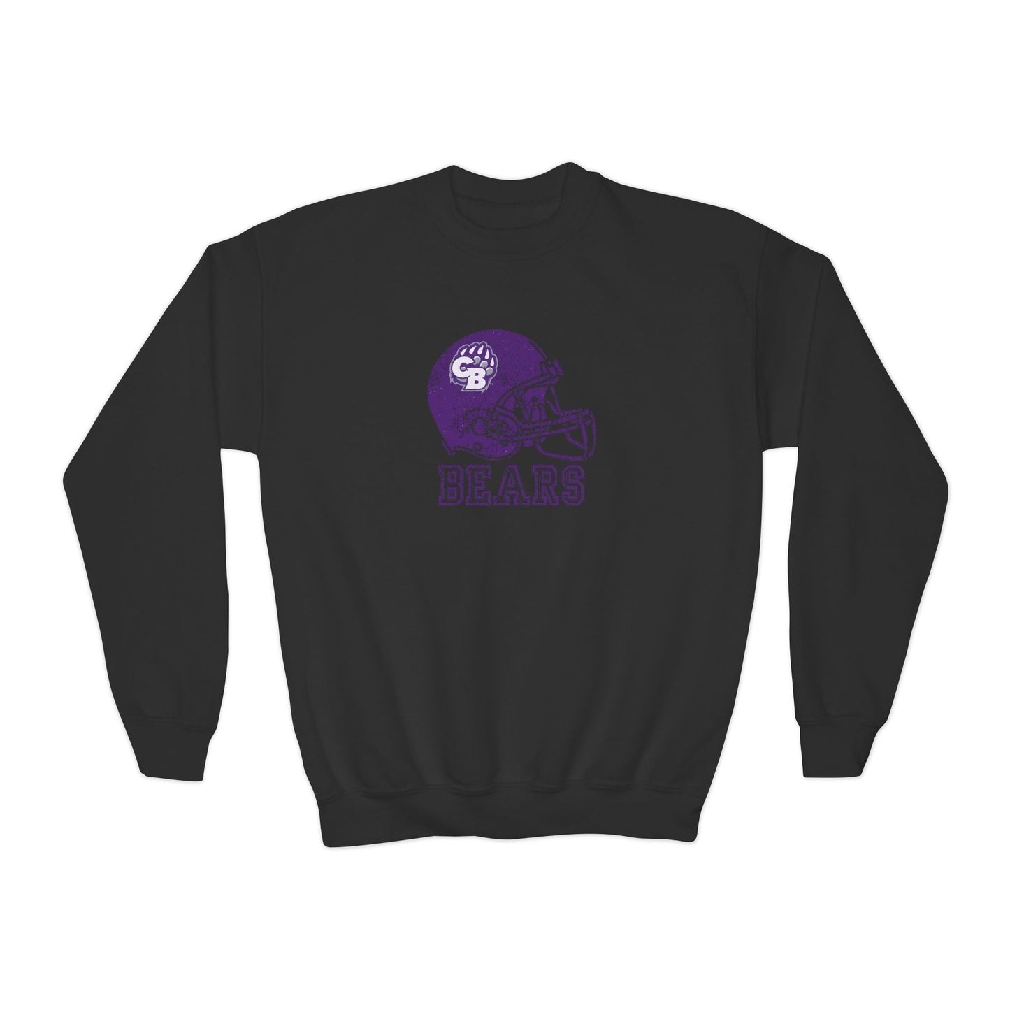 CB Bears Helmet Youth Sweatshirt
