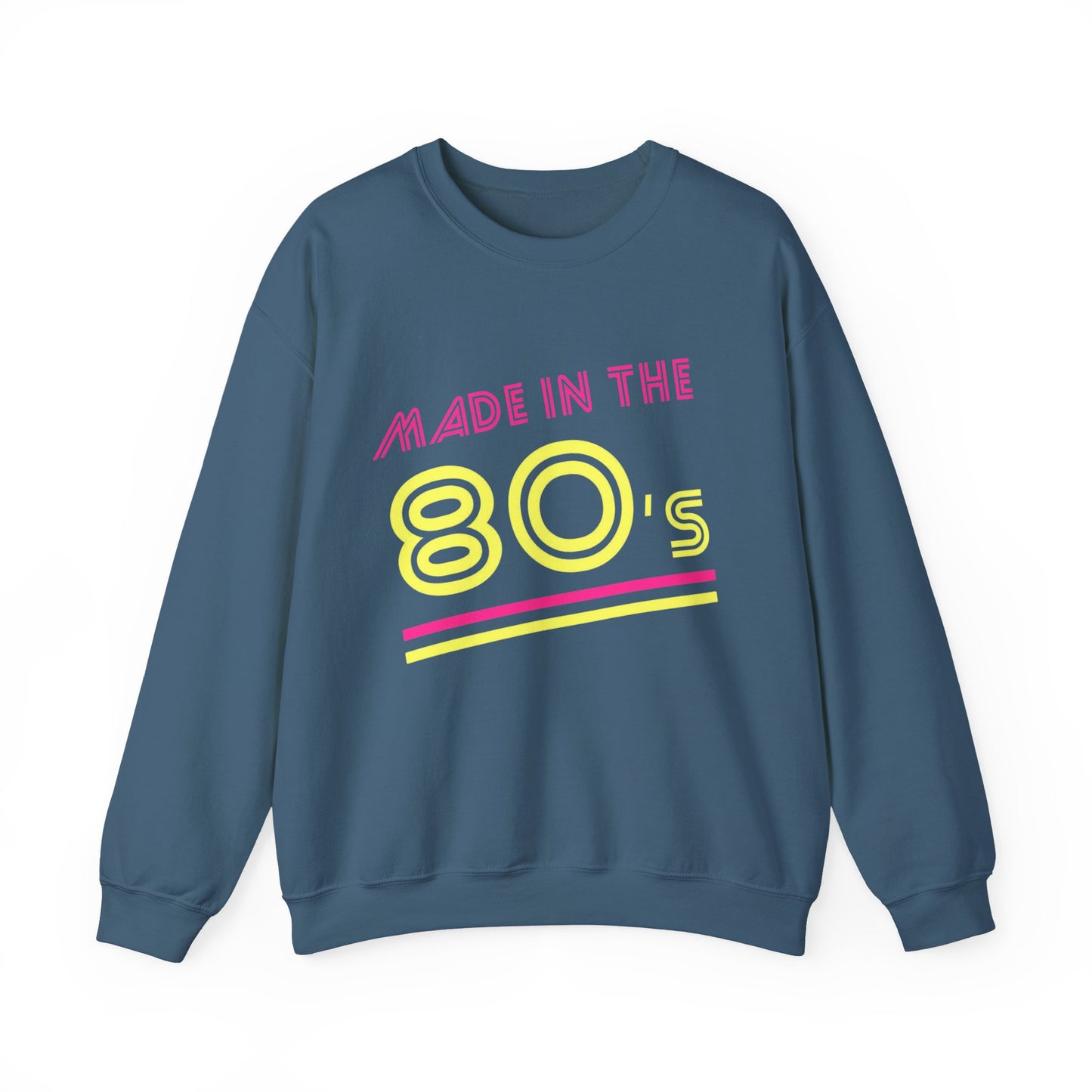 Made in the 80's Neon Crewneck Sweatshirt