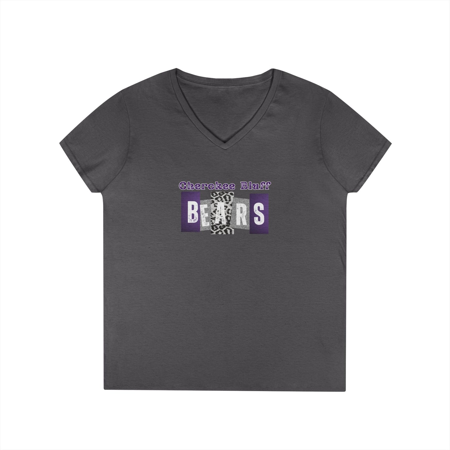 CB Bears Block Letters V-Neck T-Shirt