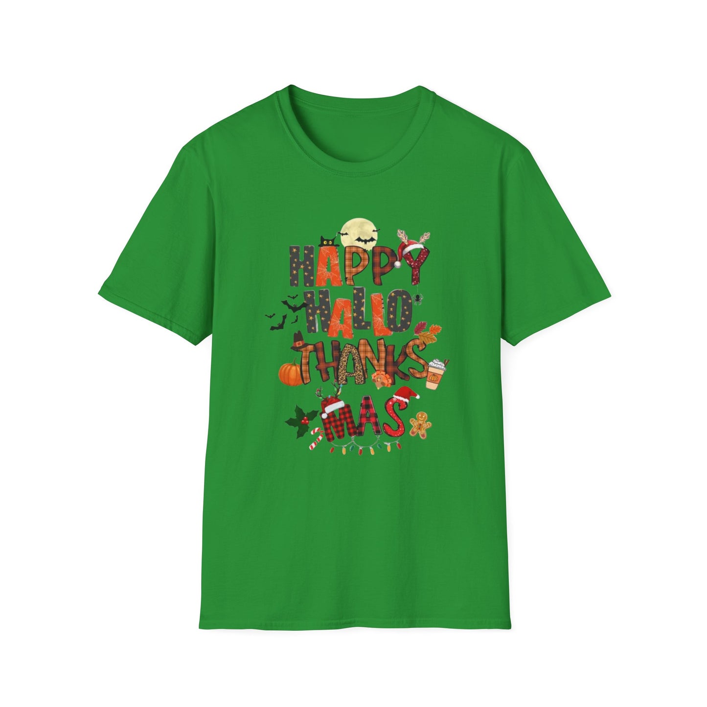 Happy Hallothanksmas Unisex Softstyle T-Shirt