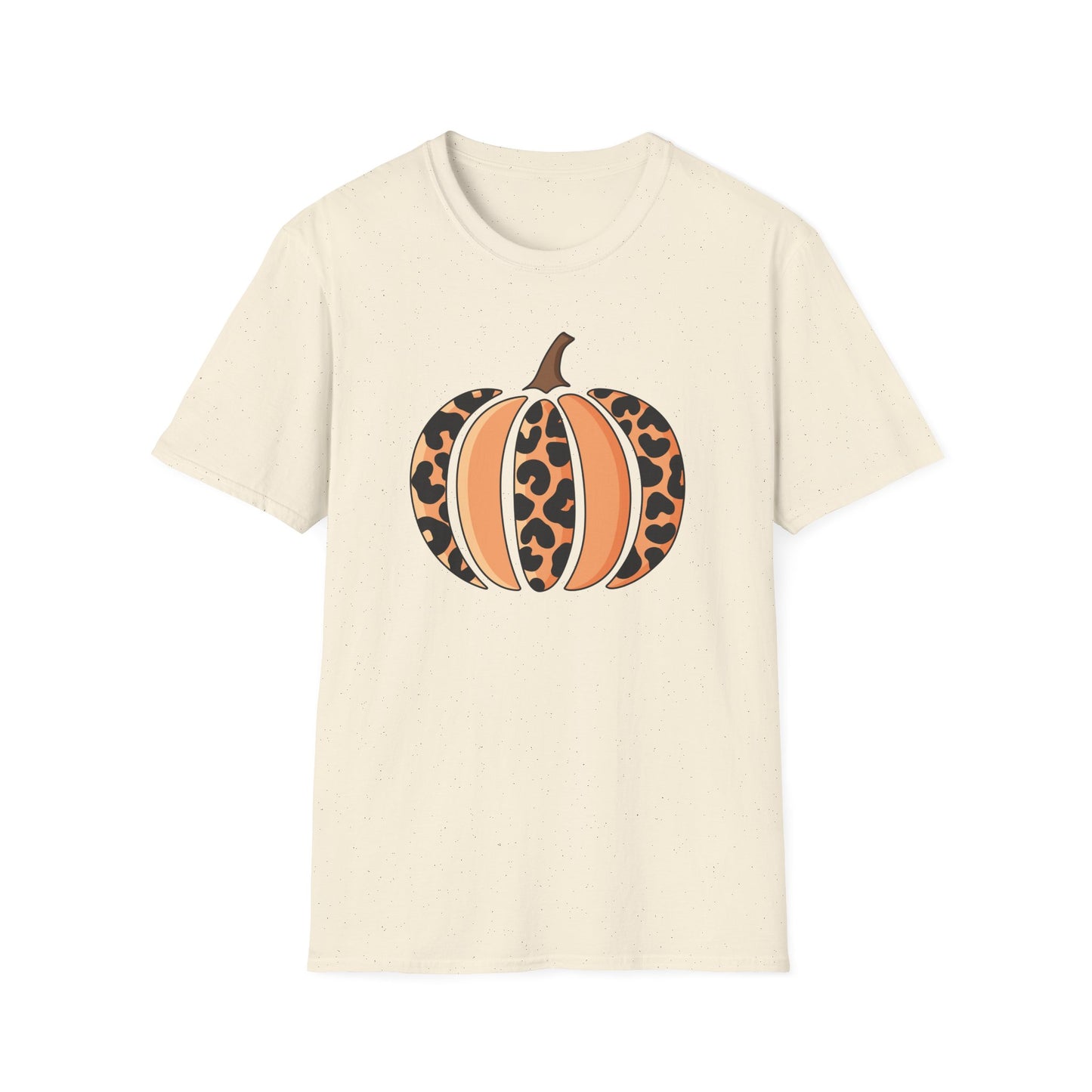 Leopard Print Pumpkin Unisex T-Shirt