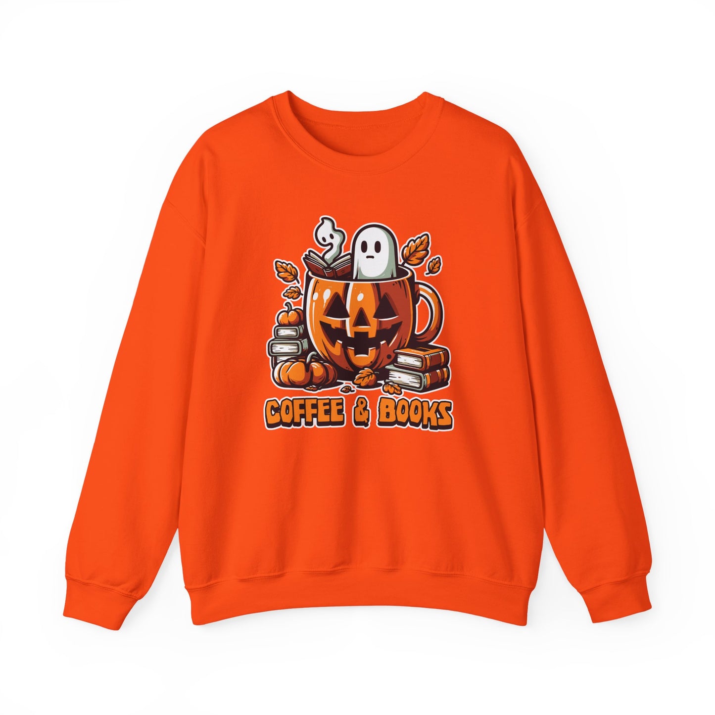 Halloween Coffee & Books Sweatshirt
